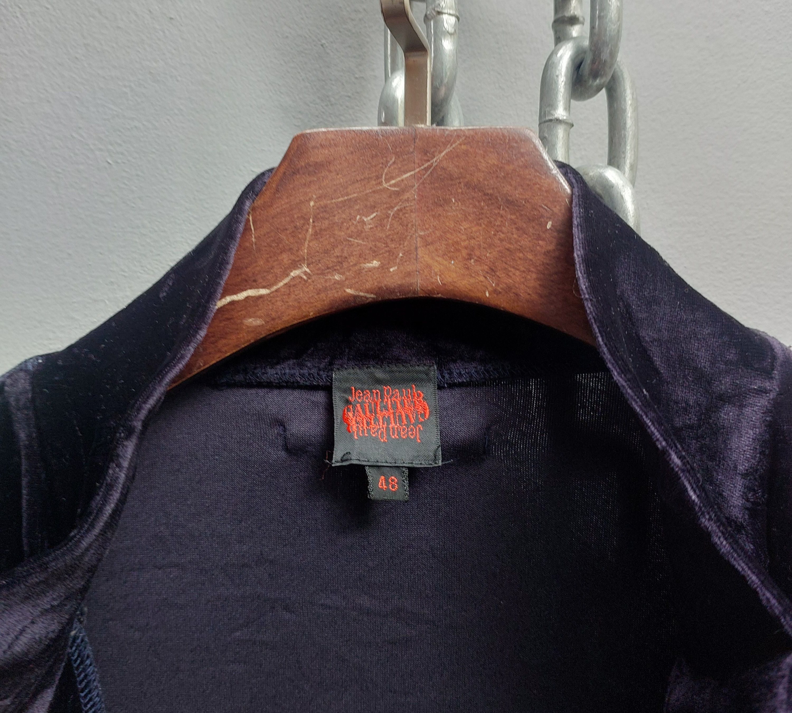 Jean Paul Gaultier Jean Paul Gaultier Velvet Zip-Up Jacket Size US M / EU 48-50 / 2 - 15 Thumbnail