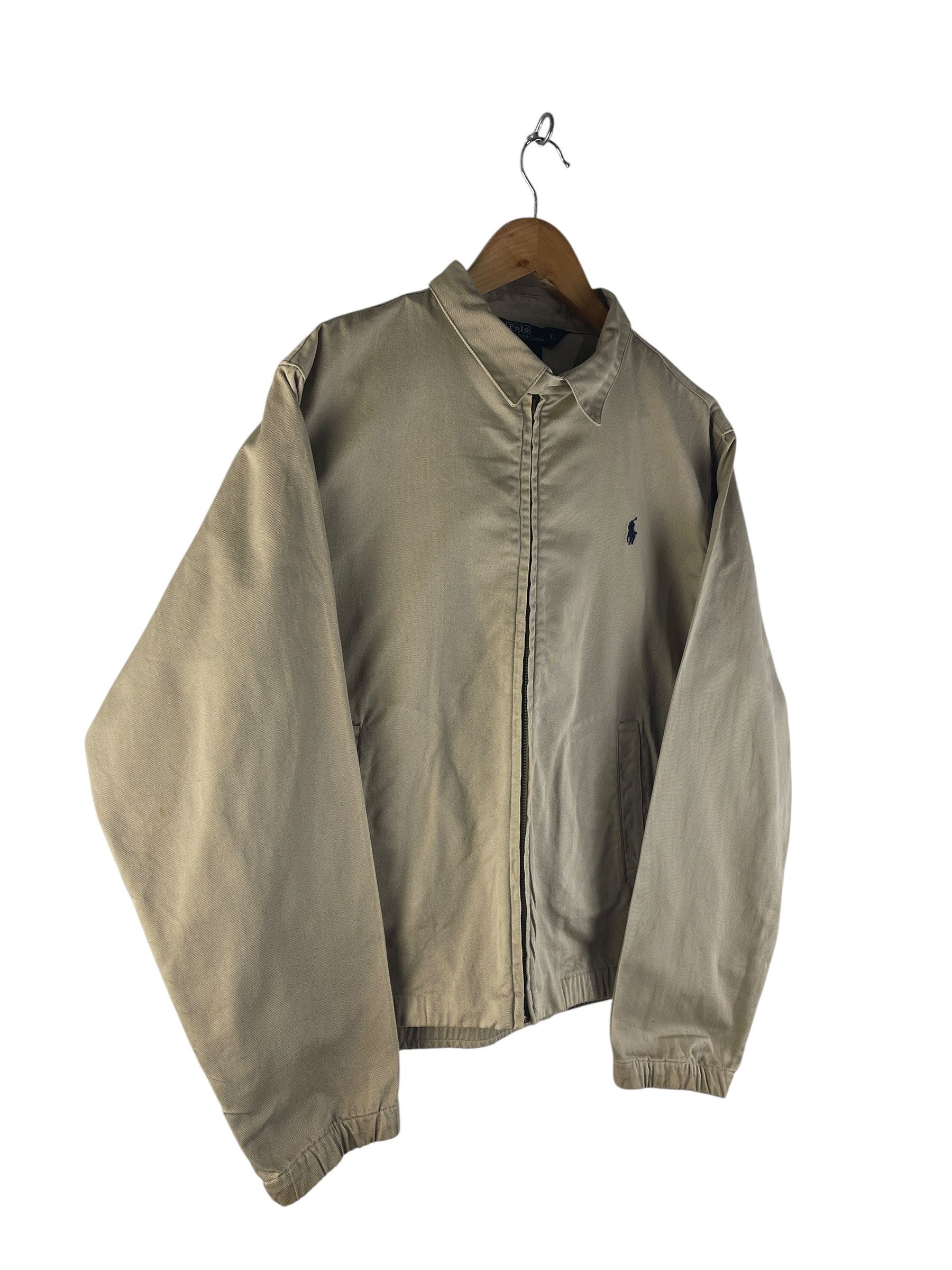 Polo Ralph Lauren Vintage Polo Ralph Lauren Jacket Beige Cotton Small Pony Size US L / EU 52-54 / 3 - 6 Thumbnail