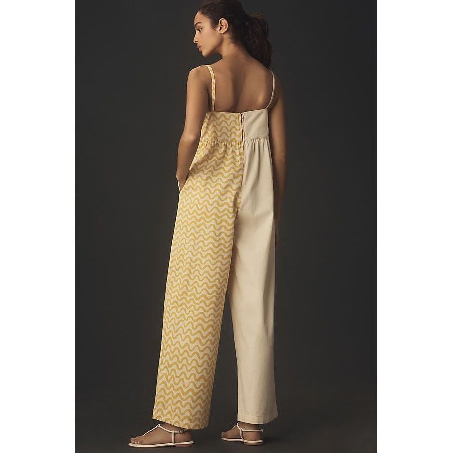 Anthropologie New Rita Row Neo Sleeveless Square-Neck Jumpsuit $323 Small Size 28" / US 6 / IT 42 - 3 Thumbnail