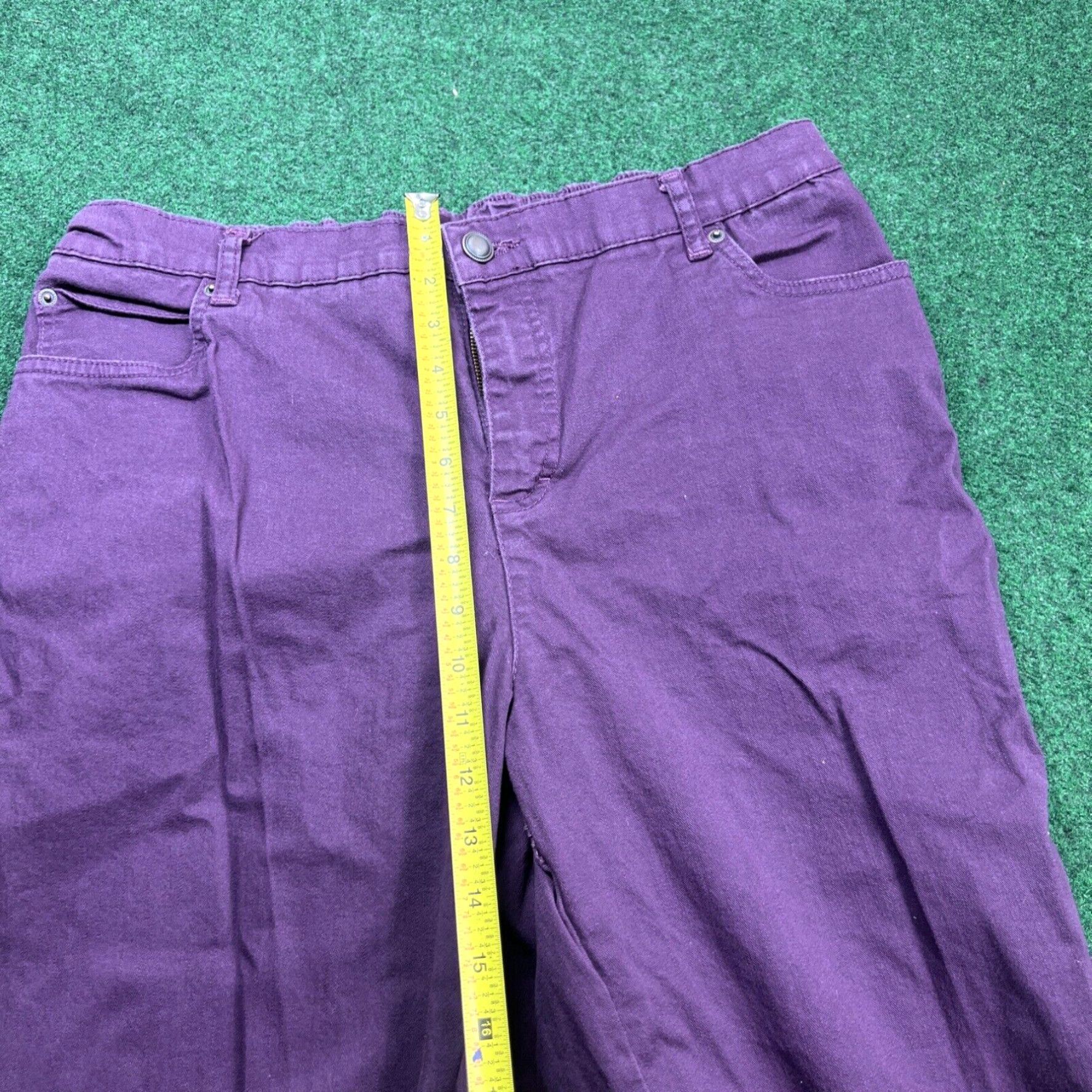 Gloria Vanderbilt Gloria Vanderbilt Women's Size 16W Purple Pants 32" Waist Size 38" / US 16 / IT 52 - 7 Thumbnail