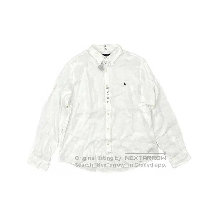 Polo Ralph Lauren Polo Ralph Lauren Logo Embroidered Linen Shirt. Size US XL / EU 56 / 4 - 2 Thumbnail