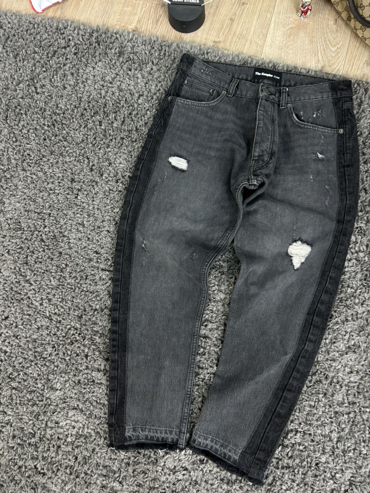 The Kooples Luxury The Kooples Jeans Distressed Denim Faded Size Shorts Size US 34 / EU 50 - 2 Thumbnail