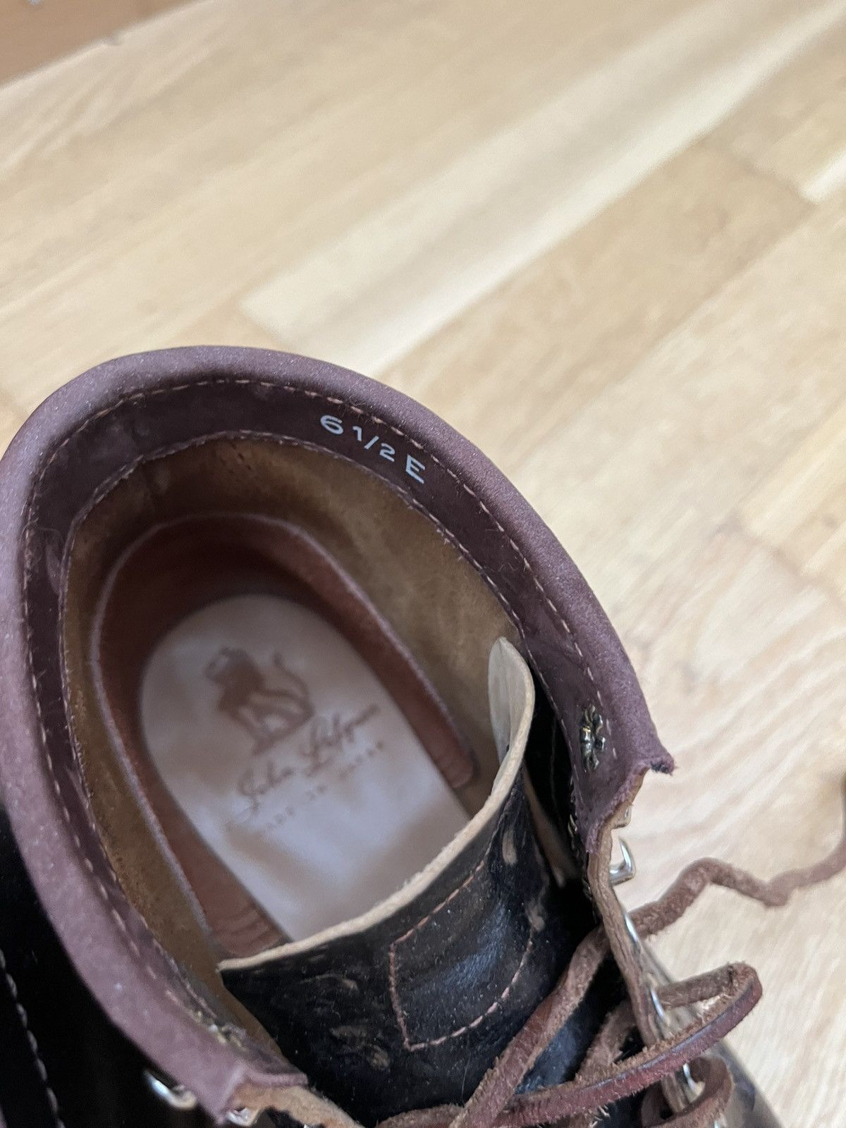 John Lofgren Shinki Tea-core Horsebutt combat boots Limited Edition Size US 6.5 / EU 39-40 - 2 Thumbnail