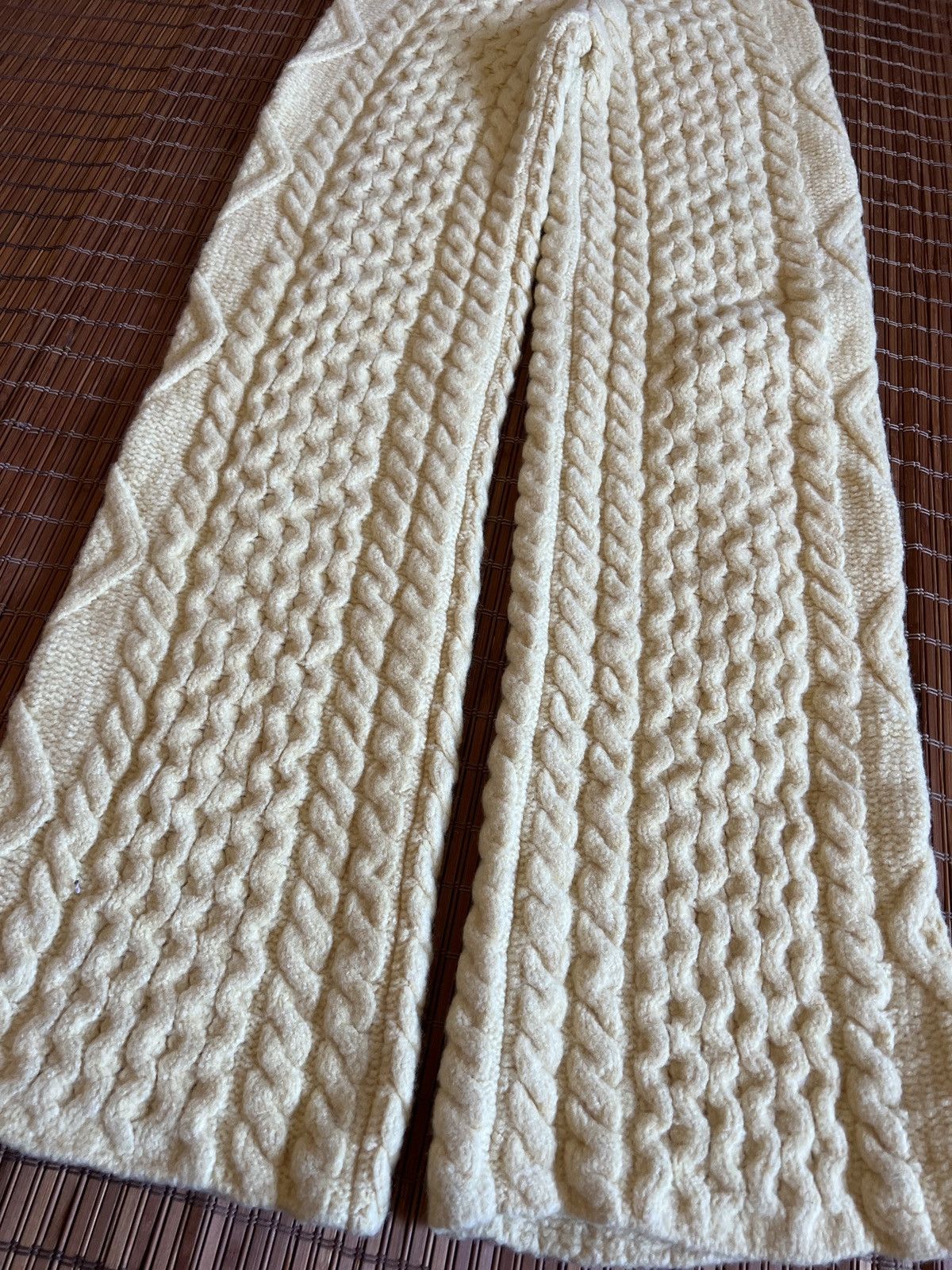 Nanushka Nanushka Rufa Pale Yellow Cashmere/Merino Wool Straight Pant Size 27" / US 4 / IT 40 - 4 Thumbnail