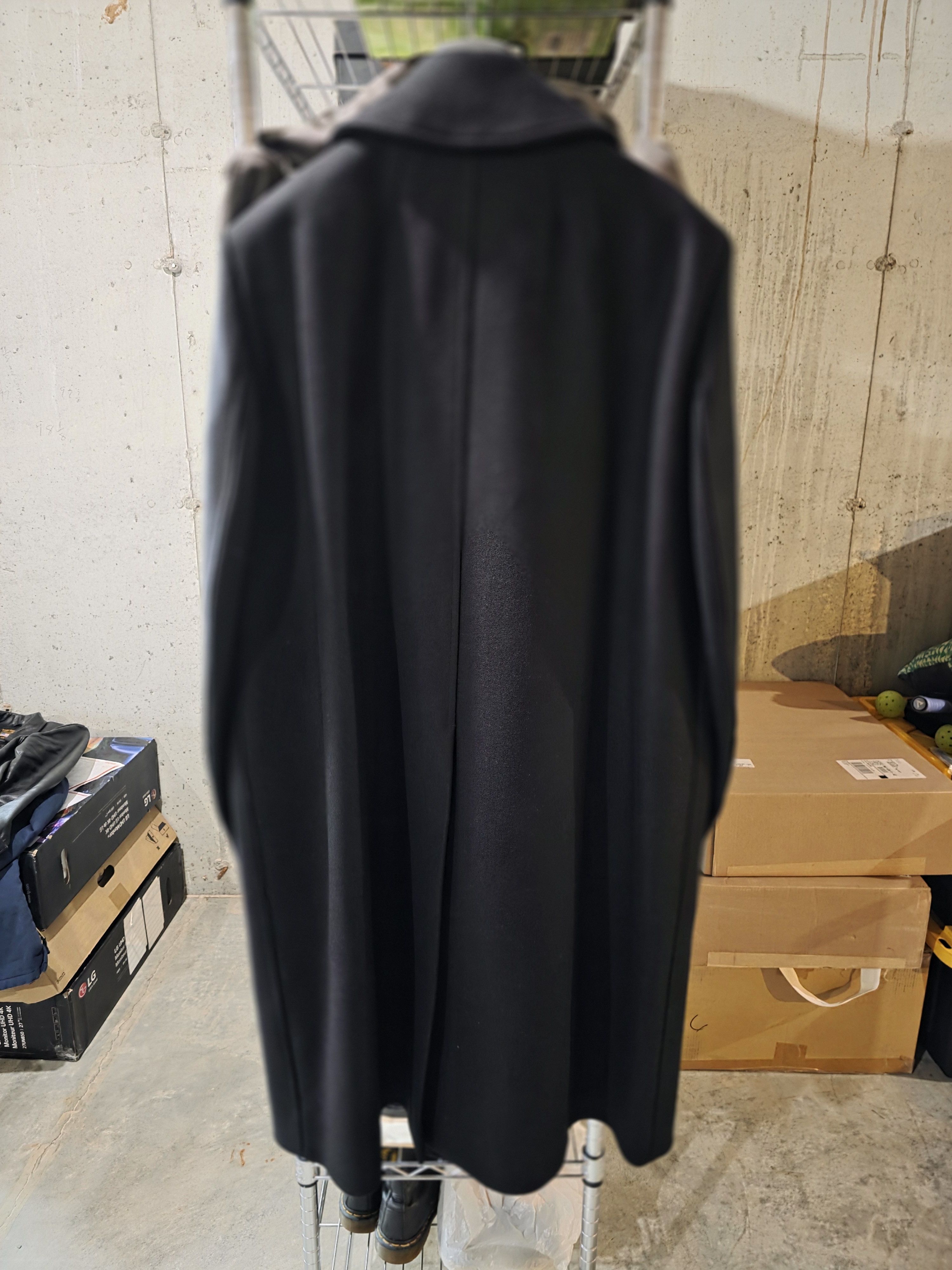 Rick Owens Rick Owens Slim Drella Wool Coat Black 52 Size US L / EU 52-54 / 3 - 7 Thumbnail