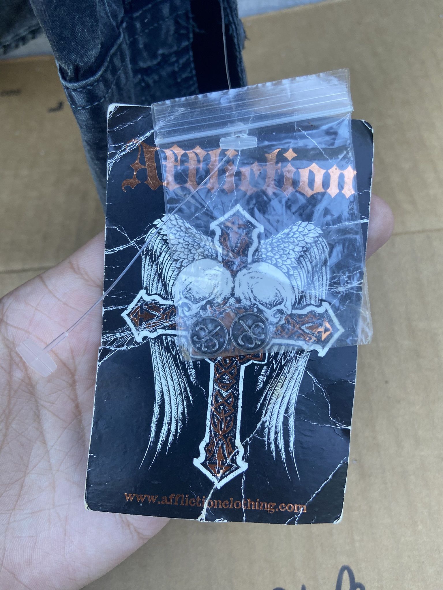 Affliction Affliction Vtg Y2K Button Up Long Sleeve Shirt Size Medium Size US M / EU 48-50 / 2 - 6 Thumbnail