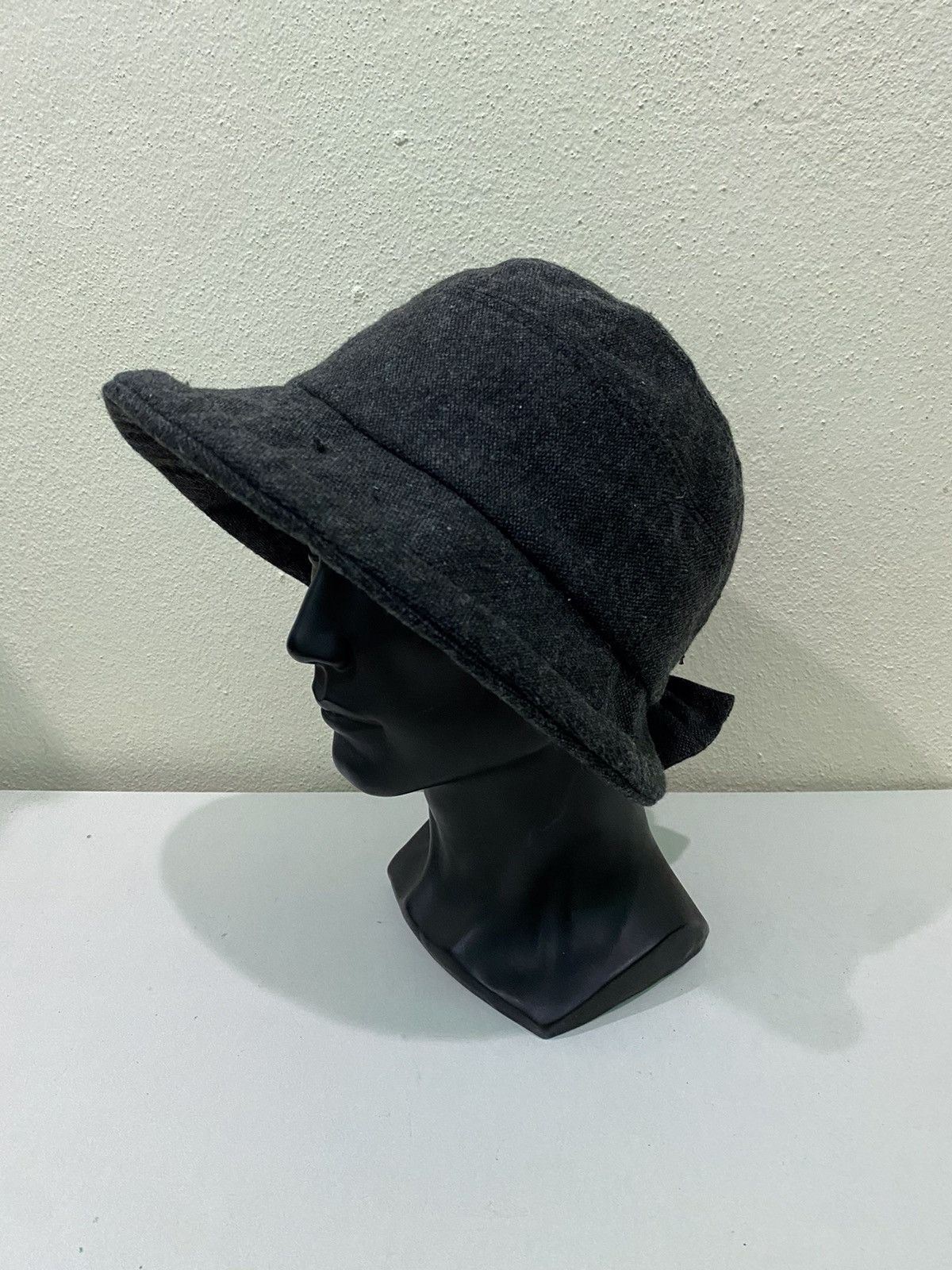 Japanese Brand Japanese Brand Plain Bucket Hat Size ONE SIZE - 3 Thumbnail