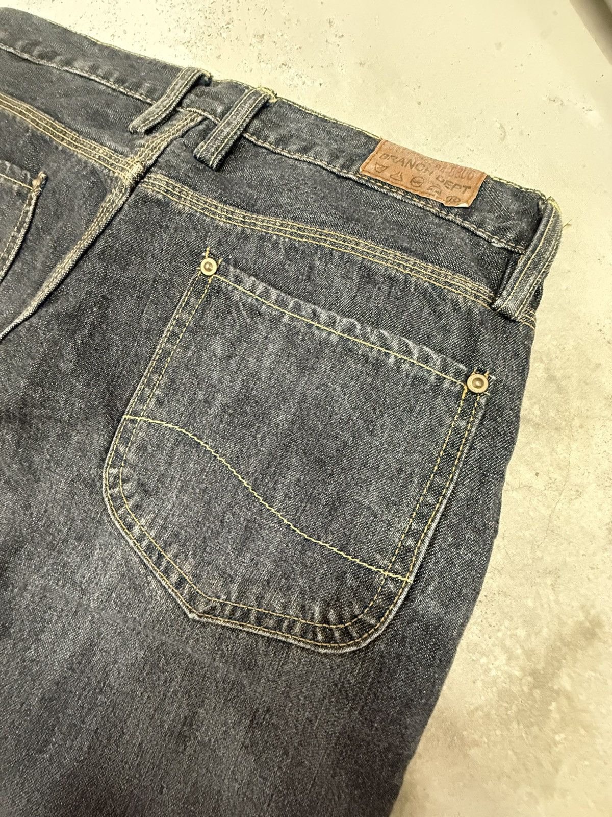 Le Grande Bleu (L.G.B.) Branch Department 50s Reissue Work Wear Flared Jeans Size US 30 / EU 46 - 18 Thumbnail