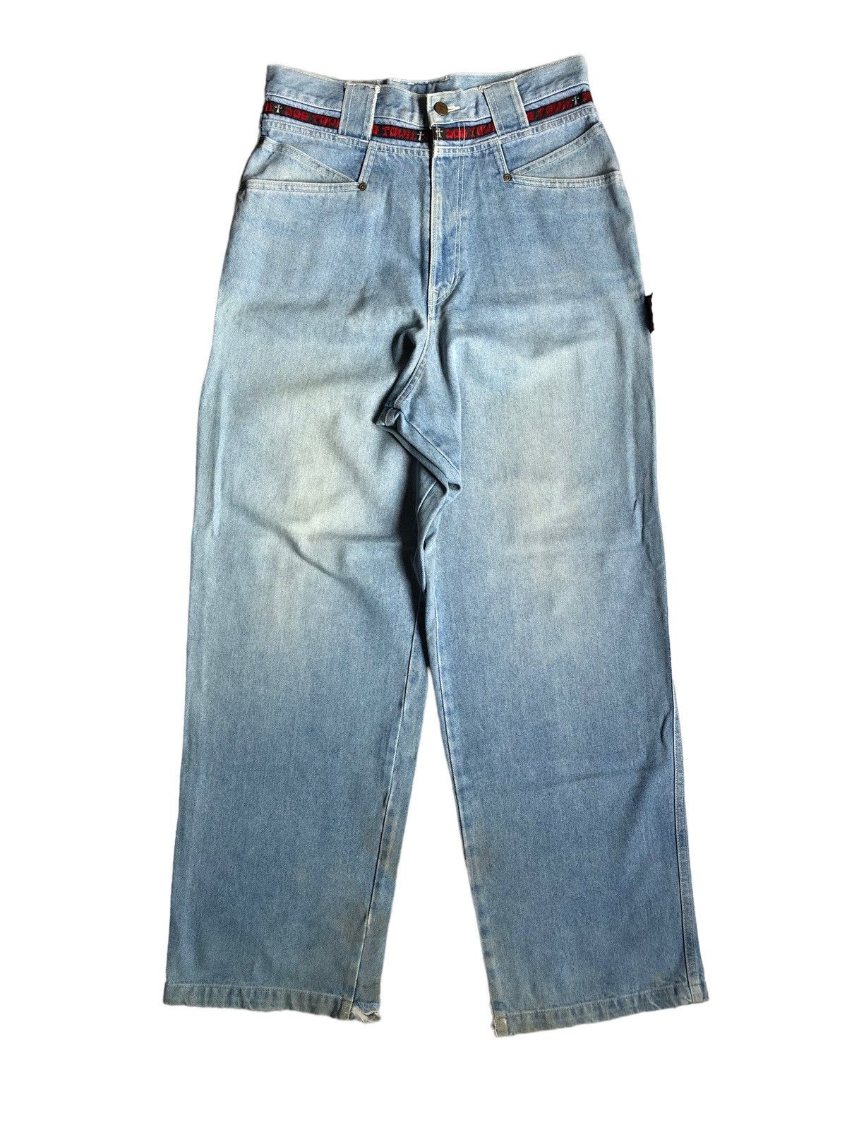 Dogtown × JNCO Distressed Dogtown Baggy Hip Hop Skateboard Pants Size US 30 / EU 46 - 1 Thumbnail