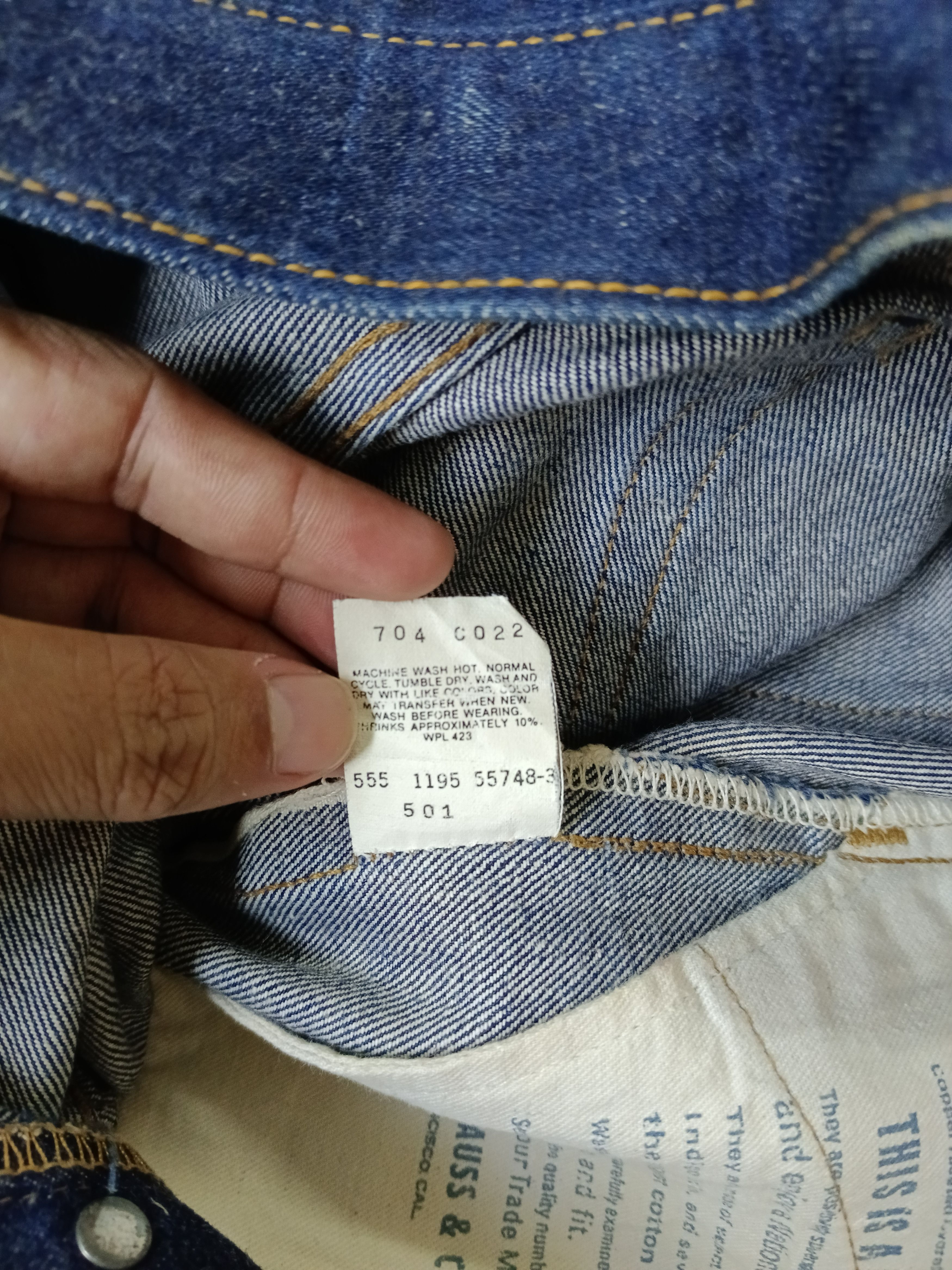 LEVIS VINTAGE 90s 501 BIG E