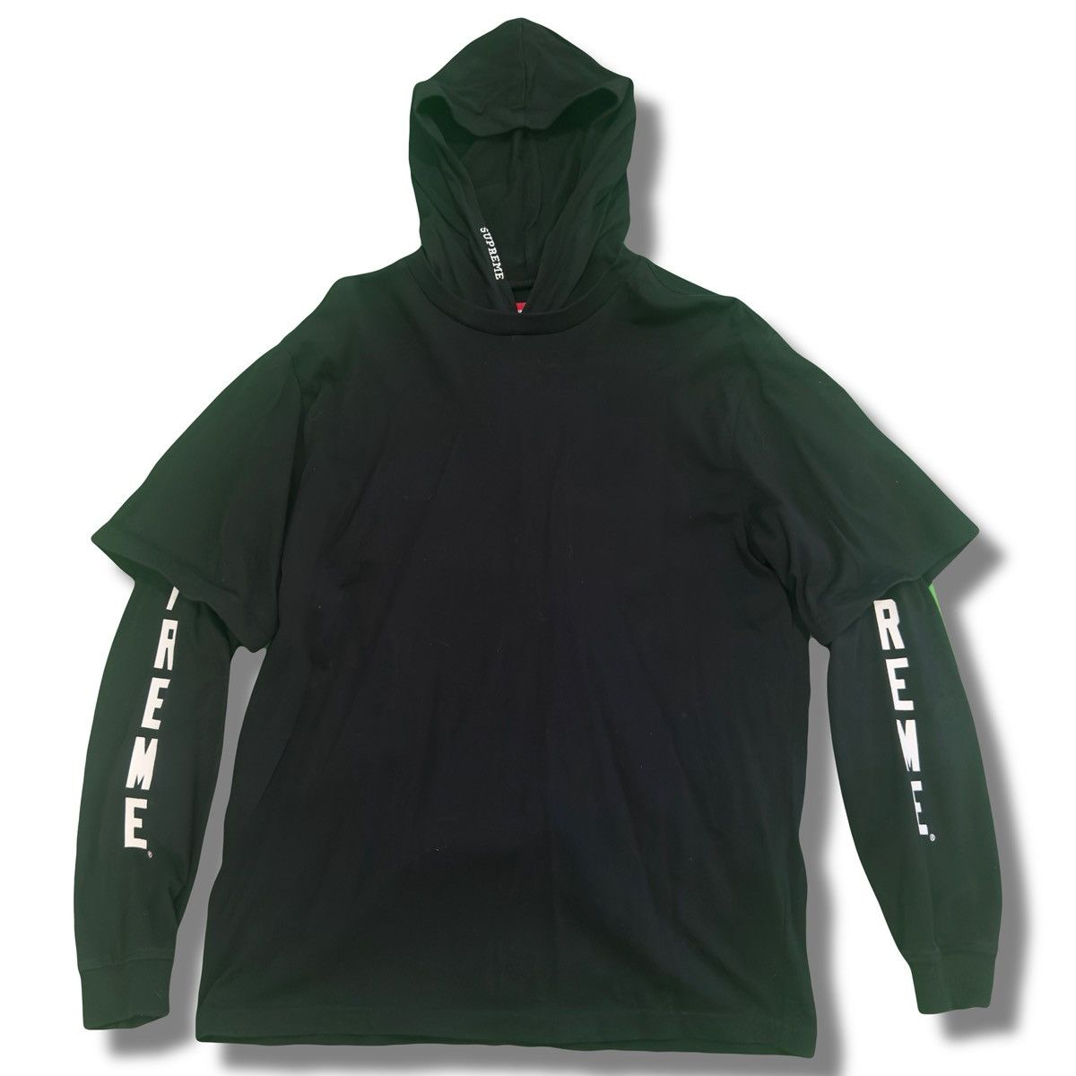 Supreme Supreme Layered Hooded L/S Top Size US S / EU 44-46 / 1 - 1 Thumbnail