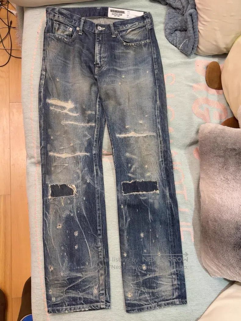 Neighborhood Neighborhood size S Bullet Hole King Jeans Size US 27 - 1 Thumbnail