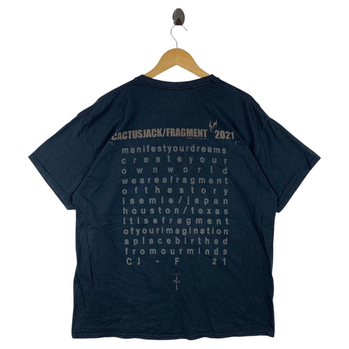 Other Travis Scott Cactus Jack x Fragment Manifest Your Dreams Tee Size US L / EU 52-54 / 3 - 4 Thumbnail