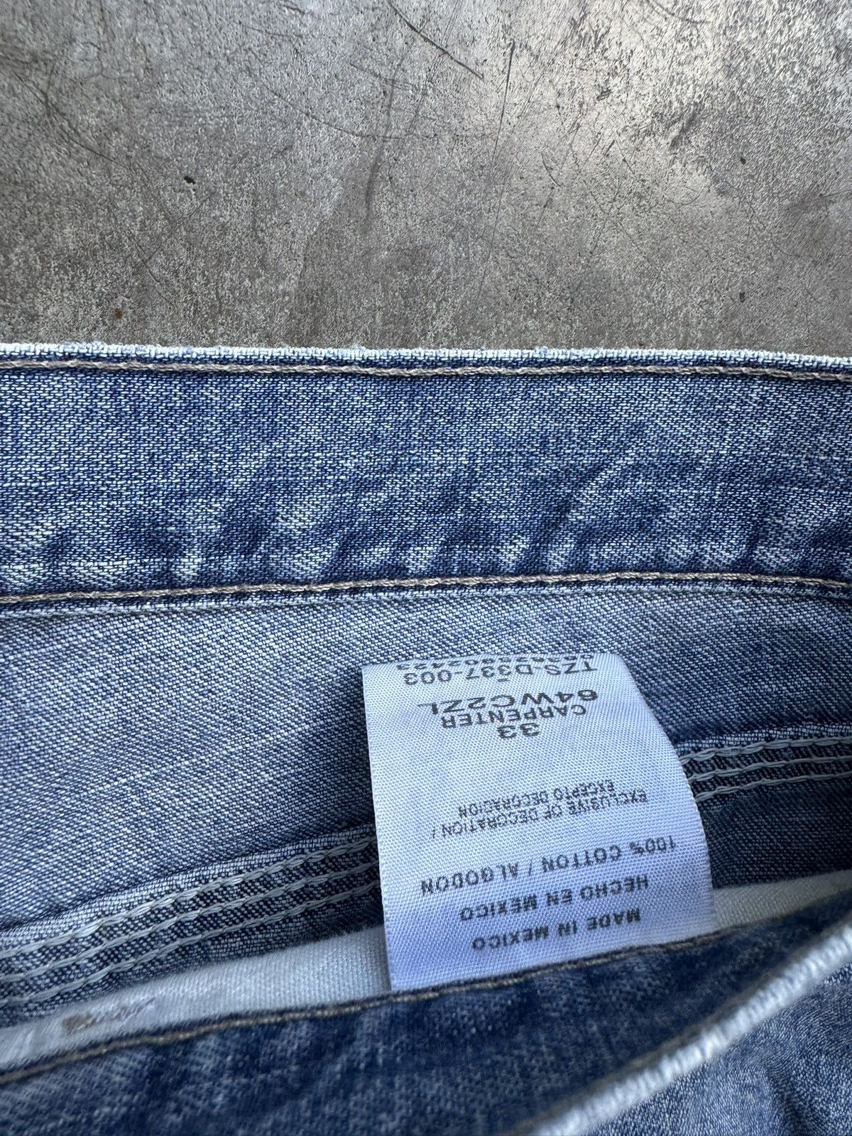 Wrangler Vintage 90’s/00’s Wrangler Carpenter Baggy Denim Jean Shorts Size US 32 / EU 48 - 4 Thumbnail