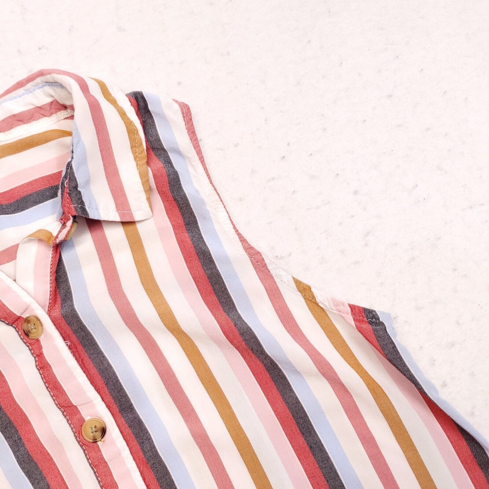 Aeropostale Aeropostale Casual Sleeveless Shirt Women Size XS Multicolor Size XS / US 0-2 / IT 36-38 - 6 Thumbnail