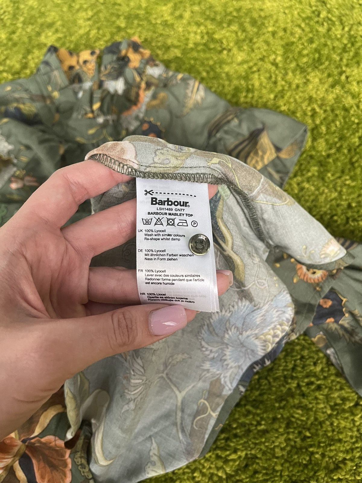 Barbour × Designer Barbour mabley top floral pattern blouse Size S / US 4 / IT 40 - 7 Thumbnail