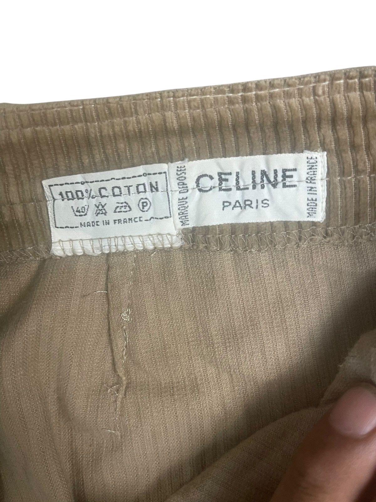 Celine Vintage 80’s Celine Paris Corduroy Pant Size US 33 - 14 Thumbnail