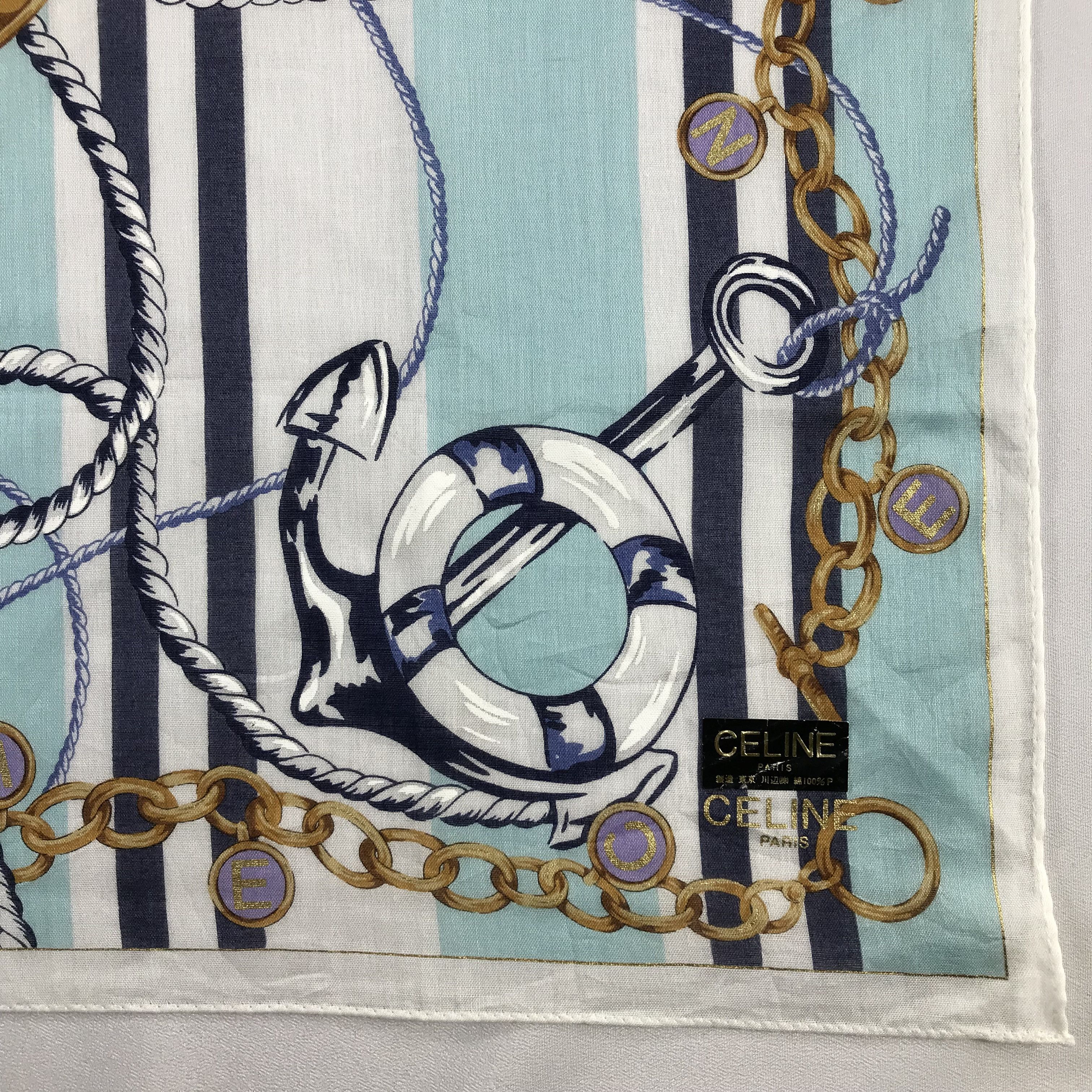 Celine Celine Handkerchief / Bandana / Neckerchief C822 Size ONE SIZE - 5 Thumbnail