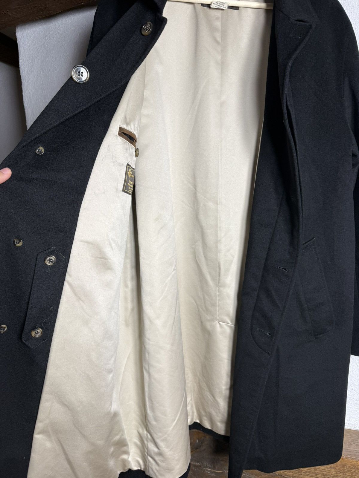 Loro Piana Loro Piana Storm System Cashmere Coat Black Luxury Overcoat Size US M / EU 48-50 / 2 - 6 Thumbnail