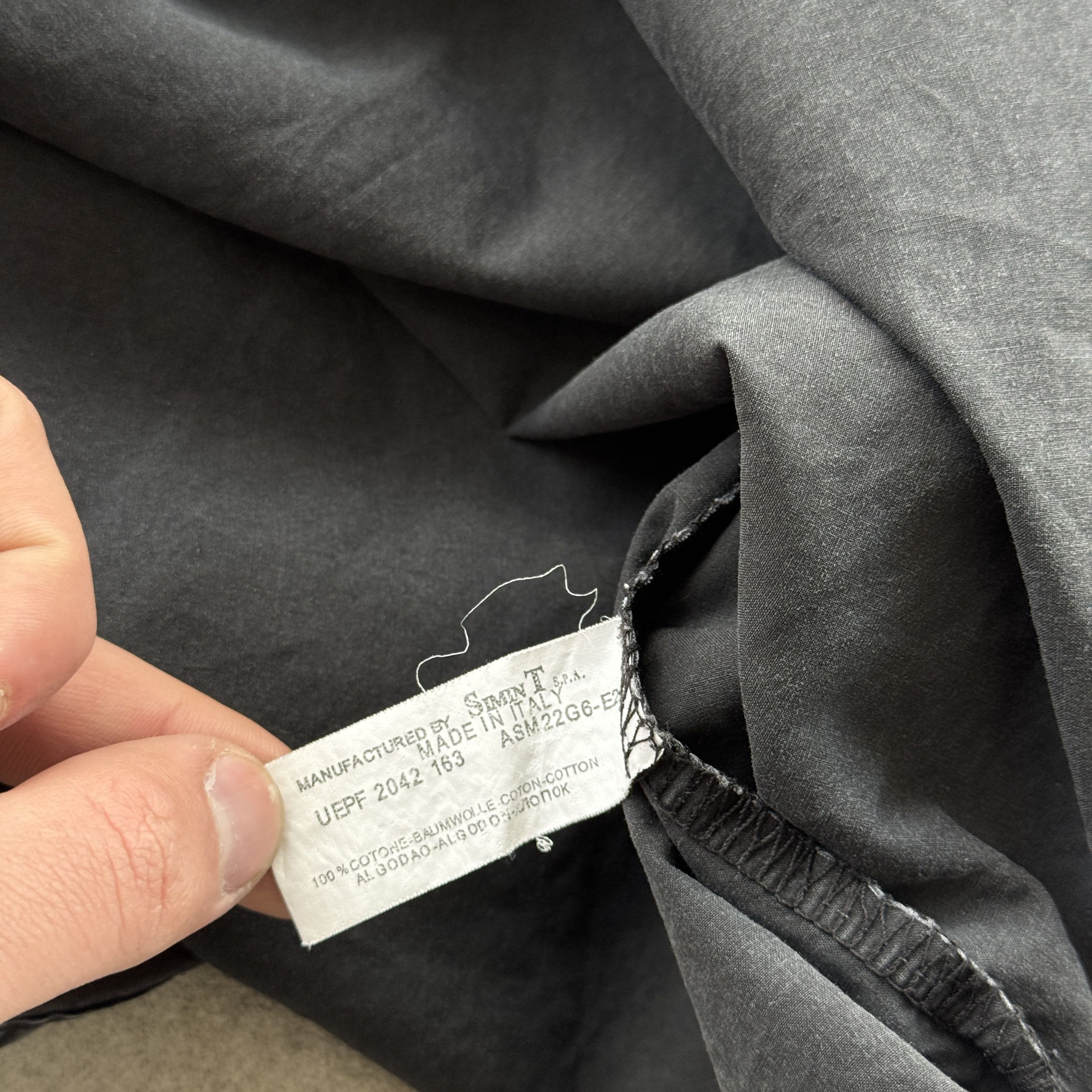 Vintage Emporio Armani Full Zip Shirt Jacket Archive