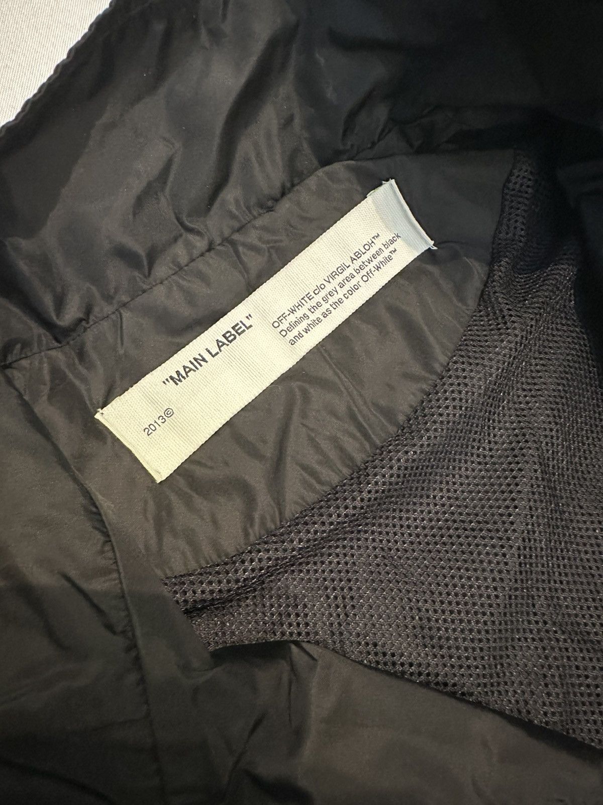 Off-White Off-white industrial tape zipped track jacket Size US S / EU 44-46 / 1 - 4 Thumbnail