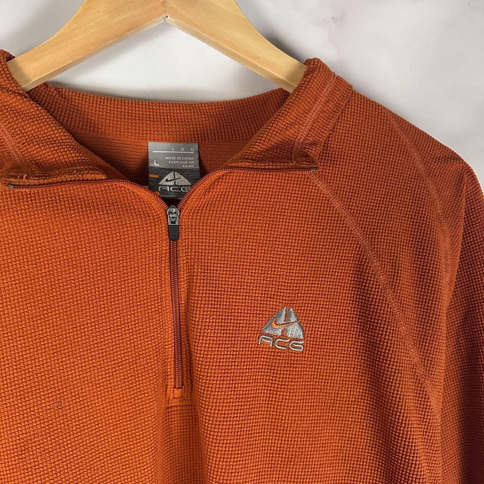 Nike ACG Orange Thermal Quarter-Zip Size US L / EU 52-54 / 3 - 5 Thumbnail