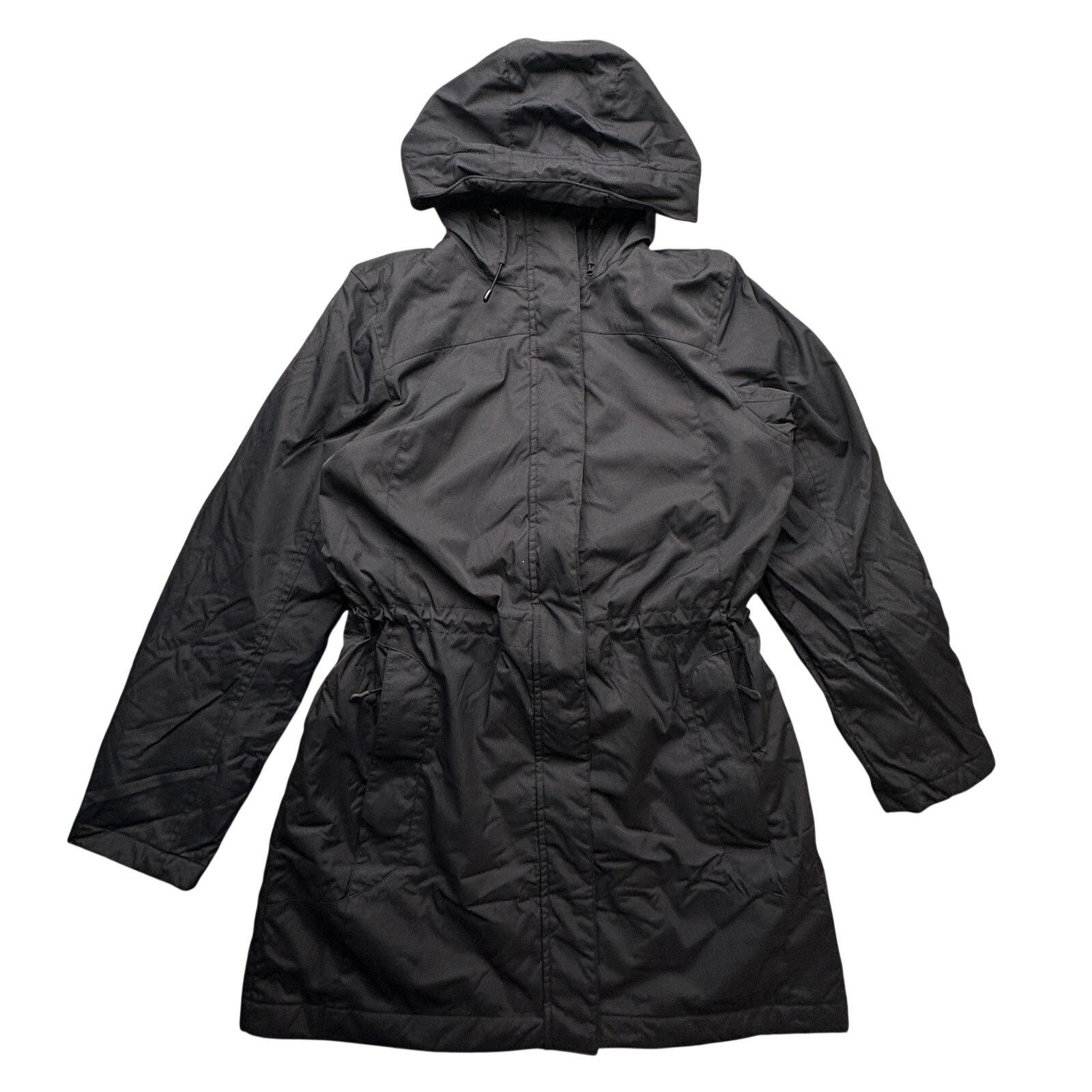 L.L. Bean LL Bean Winter Warmer Coat Medium Black Hooded Jacket Fleece Size M / US 6-8 / IT 42-44 - 1 Thumbnail