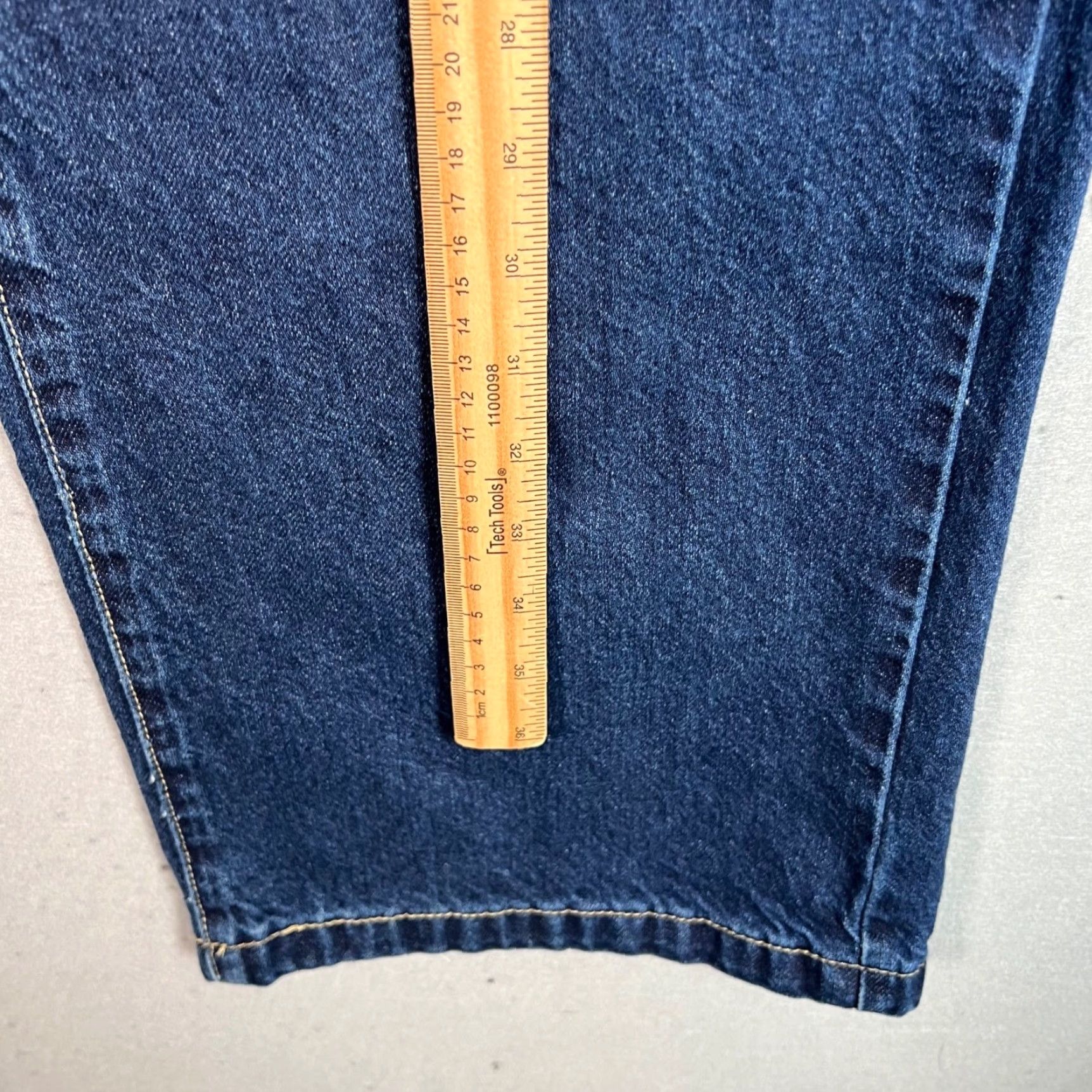 Vintage Urban Revivo Womens Jeans Size 6 High-Waist Wide-Leg Denim Blue 100% Cotton Size 28" / US 6 / IT 42 - 6 Thumbnail