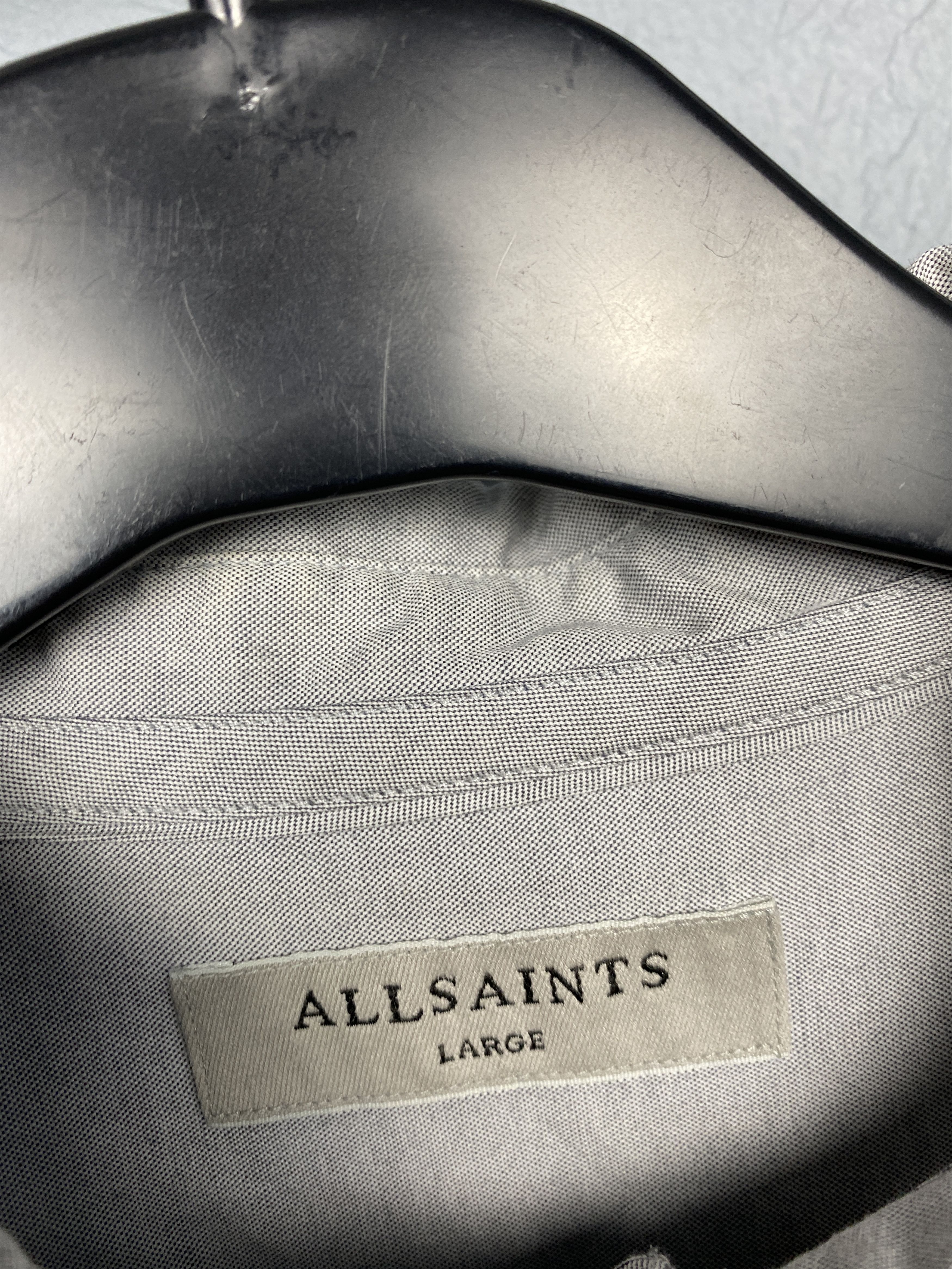 Allsaints Allsaints Vintage Mens Redondo Long Sleeve Shirt Size US L / EU 52-54 / 3 - 5 Thumbnail