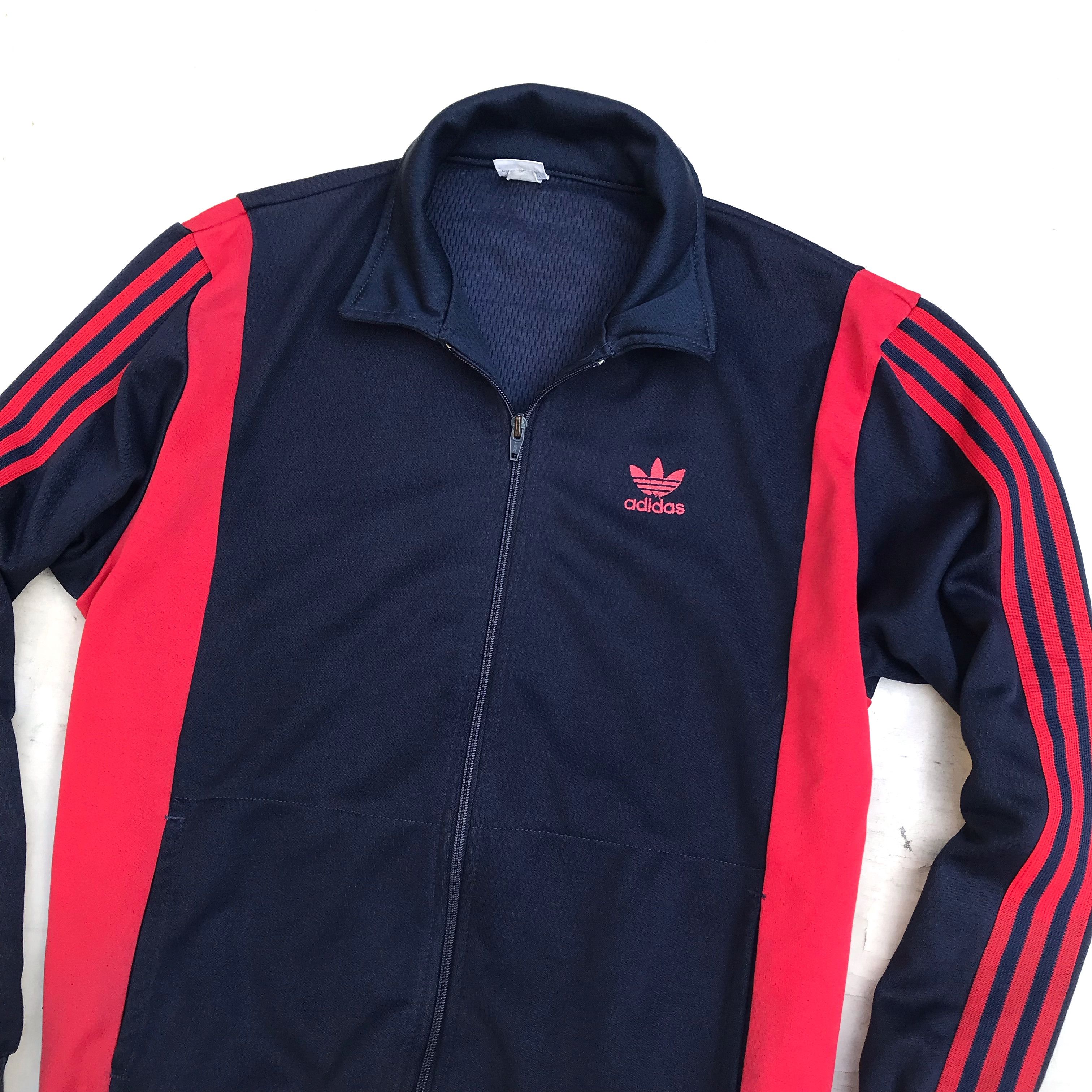 Adidas Vintage adidas tracktop race stripe lining jacket two tone Size US L / EU 52-54 / 3 - 2 Thumbnail