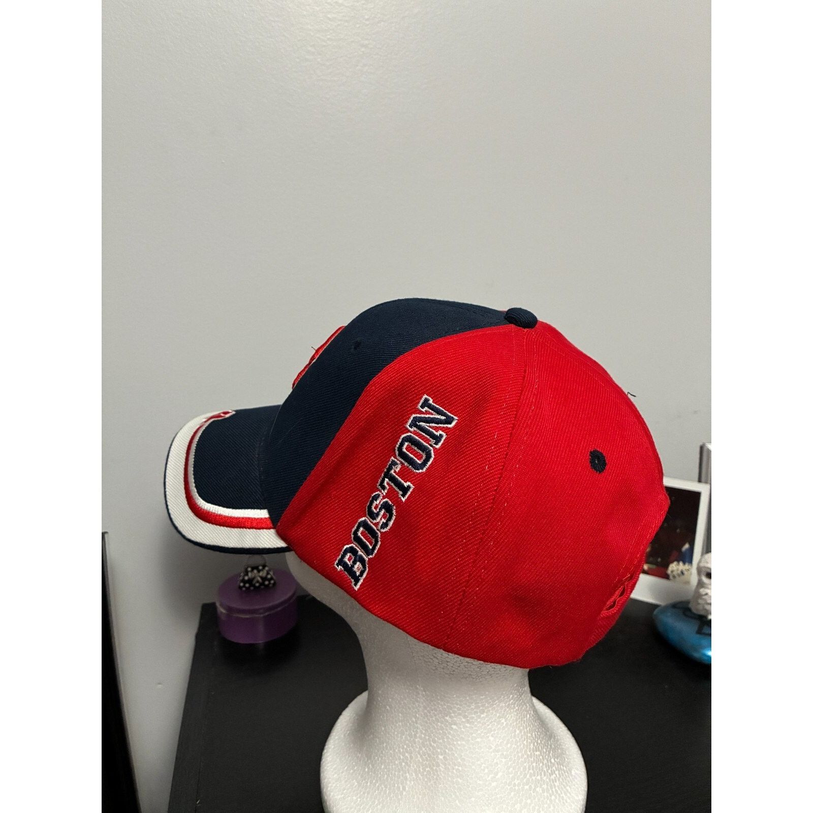 47 Brand Boston Red Sox Baseball Cap – Embroidered “B” & Sox Logo Size ONE SIZE - 6 Thumbnail