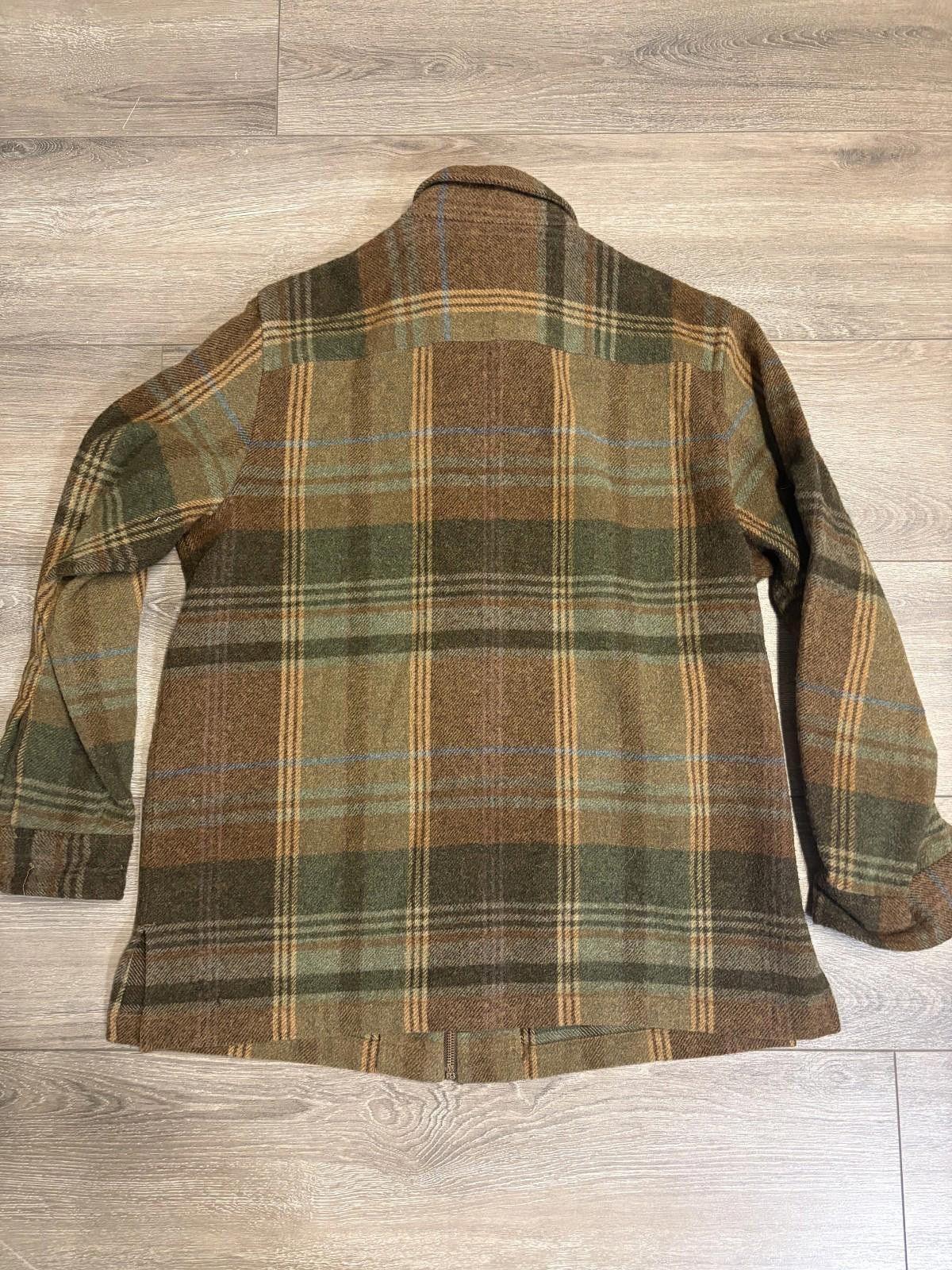 Lauren Ralph Lauren Ralph Lauren Full Zip Jacket 100% Wool Mens Large Plaid Size US L / EU 52-54 / 3 - 2 Thumbnail