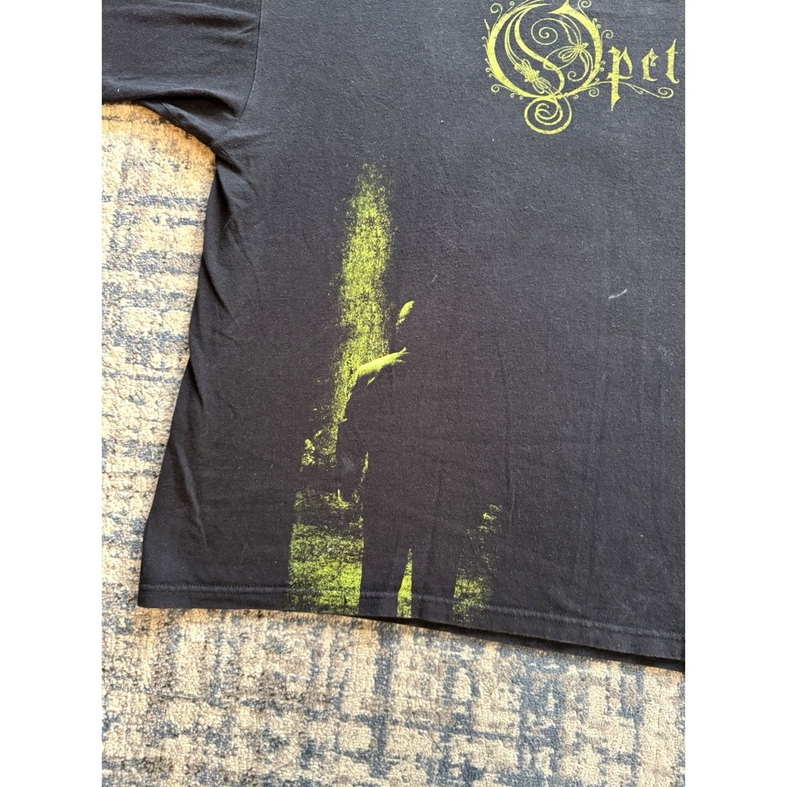 Vintage VINTAGE Opeth T Shirt 2XL Short Sleeve Crew Neck Black Cotton Dream Theater Katatonia Metal Logo Graphic Print Men Mens Size US XXL / EU 58 / 5 - 2 Thumbnail