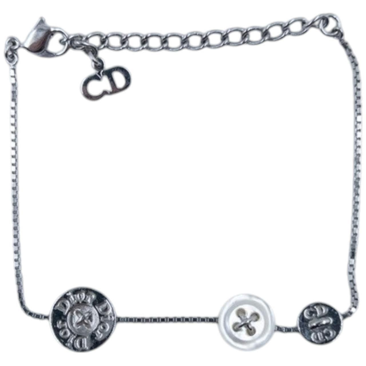 Dior Vintage Dior Button Charm Bracelet Size ONE SIZE - 2 Thumbnail