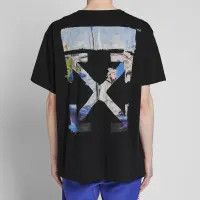 Off-White Black Painting Arrows Oversized T-Shirt Size US M / EU 48-50 / 2 - 2 Thumbnail