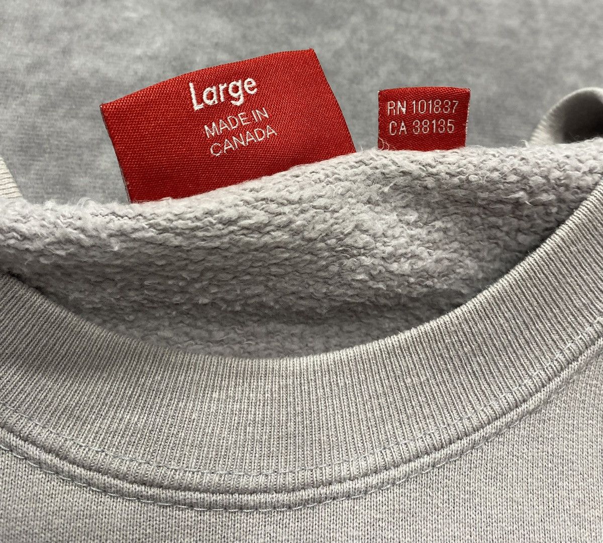 Supreme Supreme Gonz Logo Crewneck Grey (SS21) Size US L / EU 52-54 / 3 - 5 Thumbnail