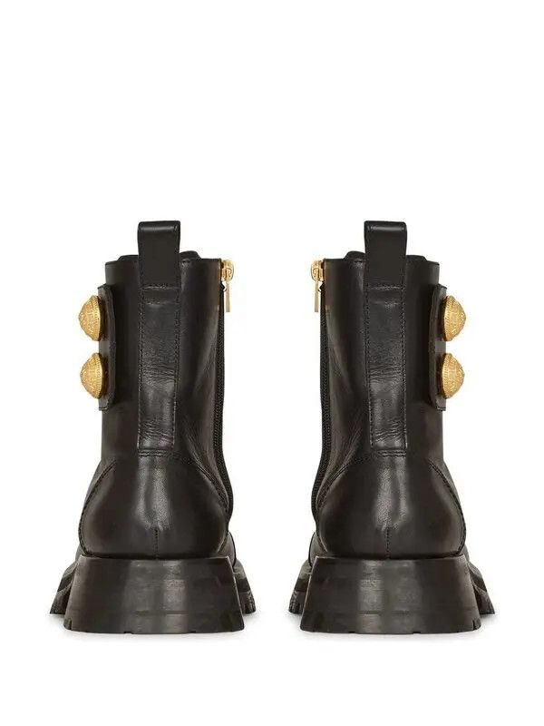 Balmain o1s1wg111225 Ranger Ankle Boots in Black Size US 6 / IT 36 - 4 Thumbnail