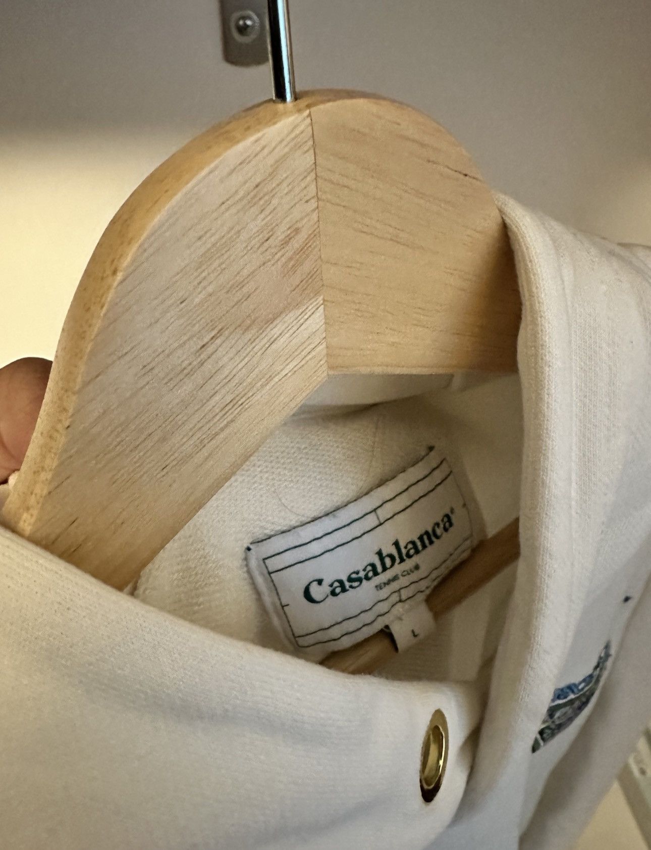 Casablanca Casablanca Tennis Club Hoodie - White Size US L / EU 52-54 / 3 - 2 Thumbnail