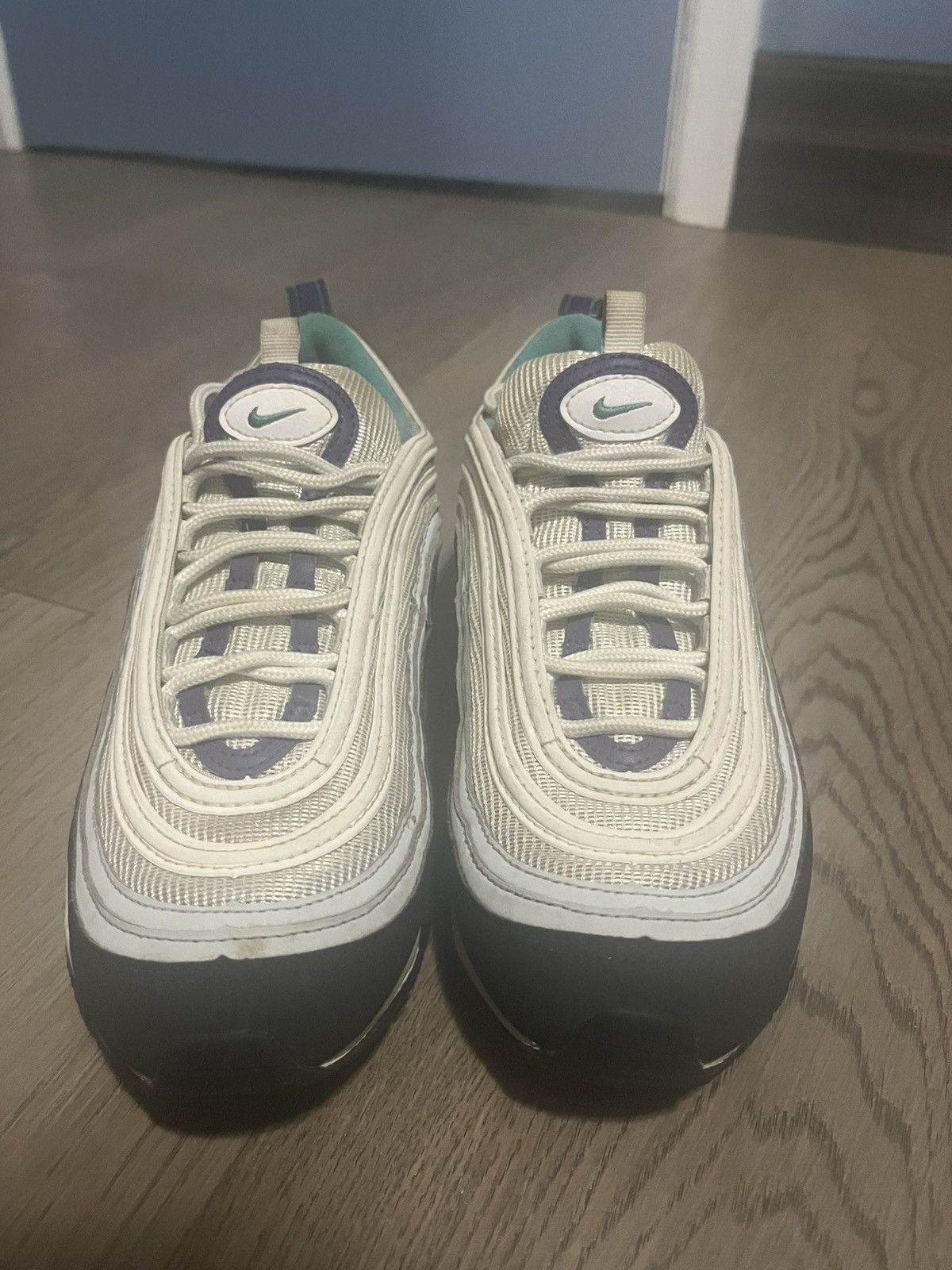 Nike Air Max 97 White/Hyper Jade Size US 5 / EU 37 - 3 Thumbnail