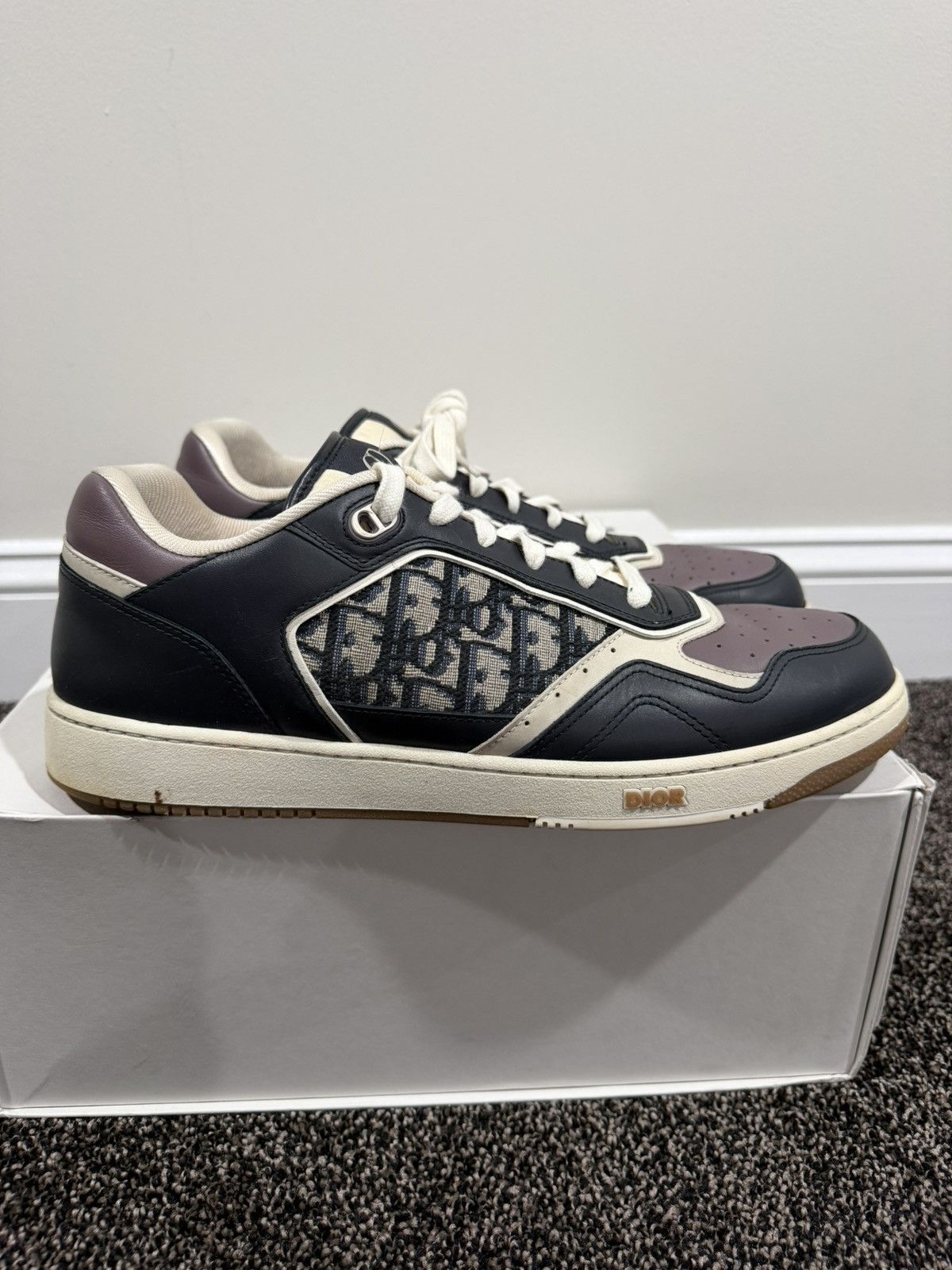 Dior Dior x Kim Jones B27 Uptown Oblique Low-Top Sneakers Size US 13 / EU 46 - 2 Thumbnail