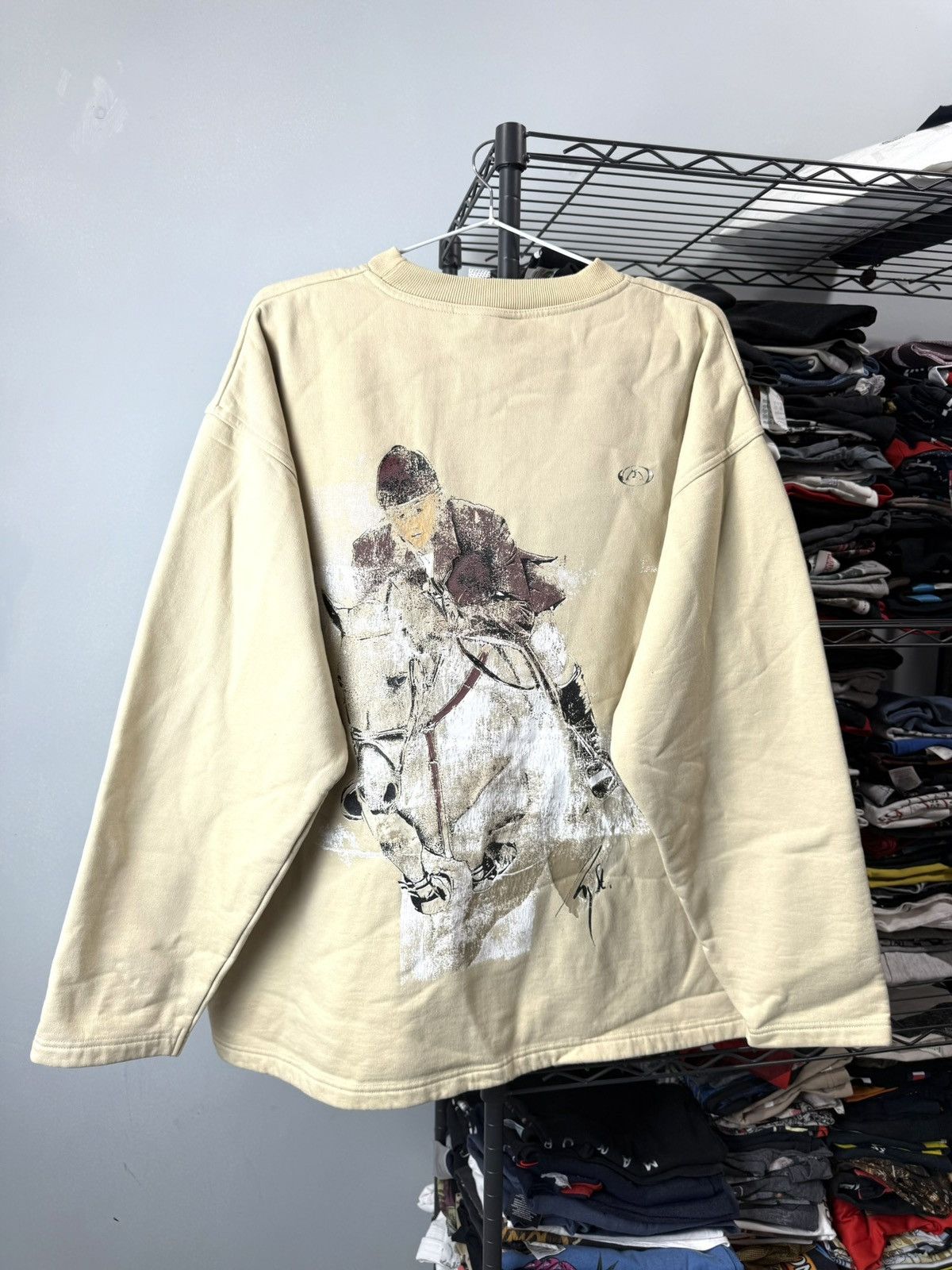 Cowboy Equipment Rare! Vintage 90’s Mystic Horse Rider Equestrian Sweatshirt Size US L / EU 52-54 / 3 - 1 Thumbnail