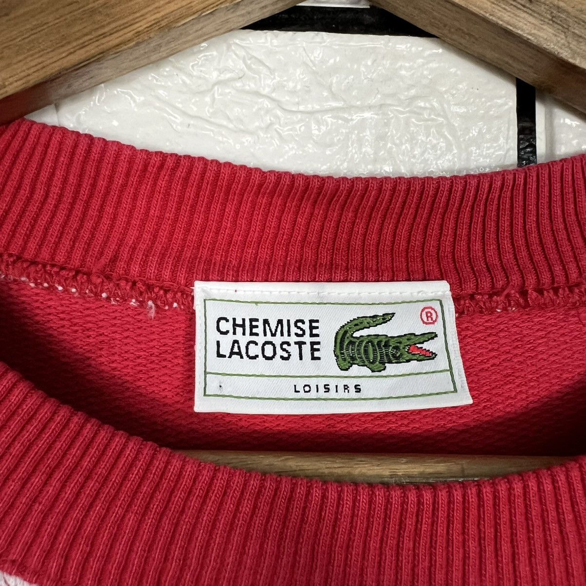 Lacoste CHEMISE LACOSTE Center Logo Striped Sweatshirt #4292-C195 Size US M / EU 48-50 / 2 - 9 Thumbnail
