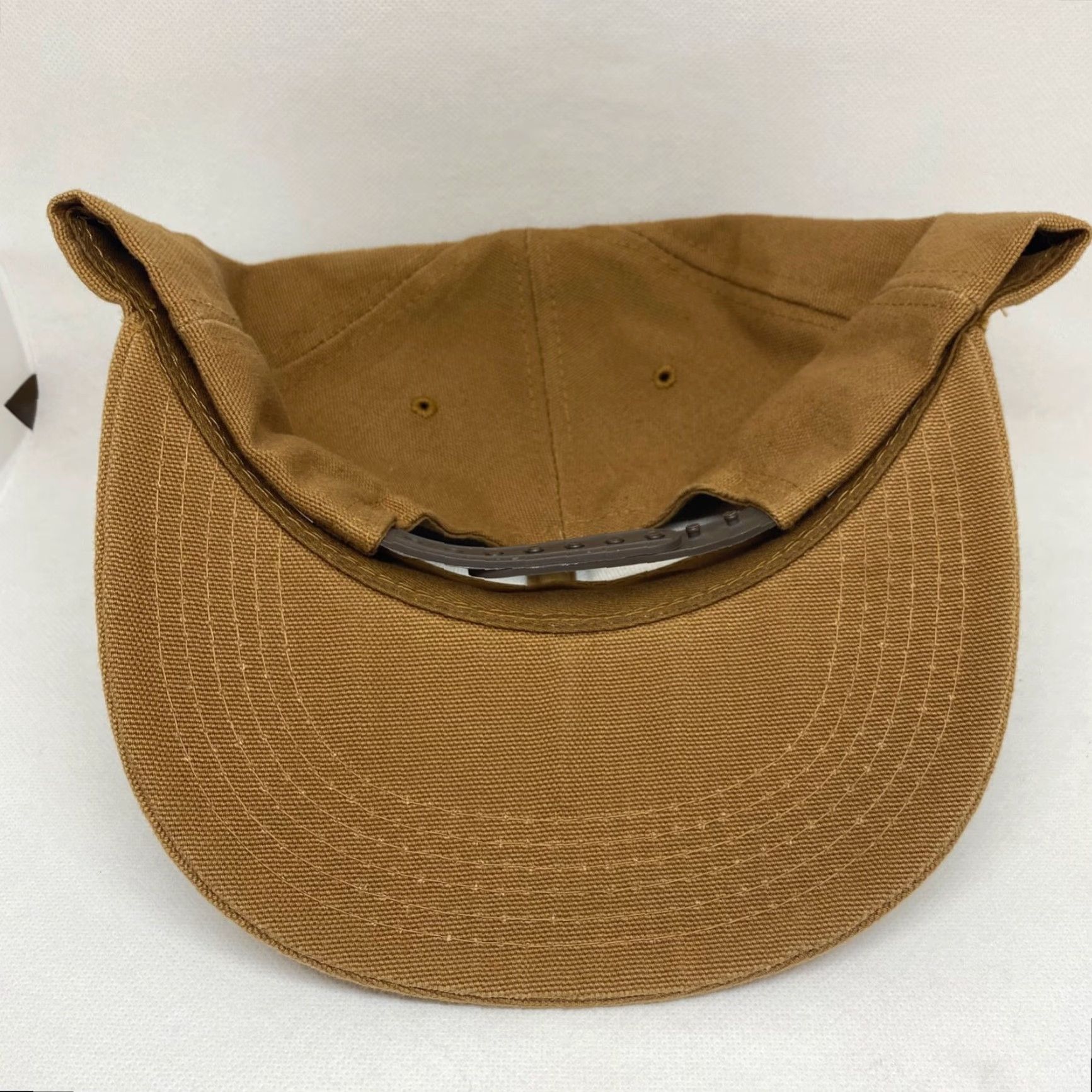 Carhartt VINTAGE Carhartt Hat Cap Snapback Brown Canvas Embroidered USA Chore Work Adjustable Unisex Adults Classic Outdoor USA Theme Size ONE SIZE - 5 Thumbnail