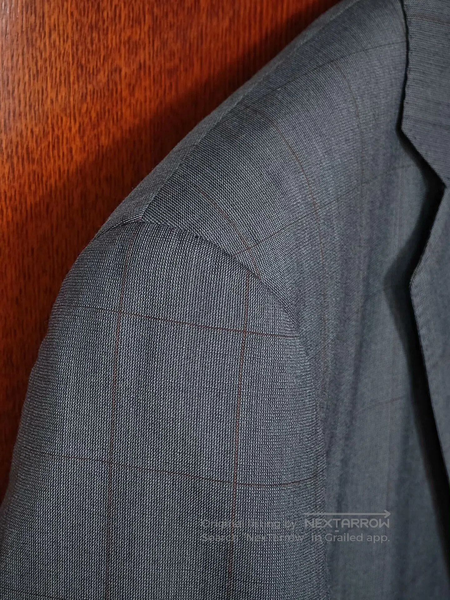 Japanese Brand Taylor Lodge Gray Green Wool Blend Suit. Size US L / EU 52-54 / 3 - 3 Thumbnail