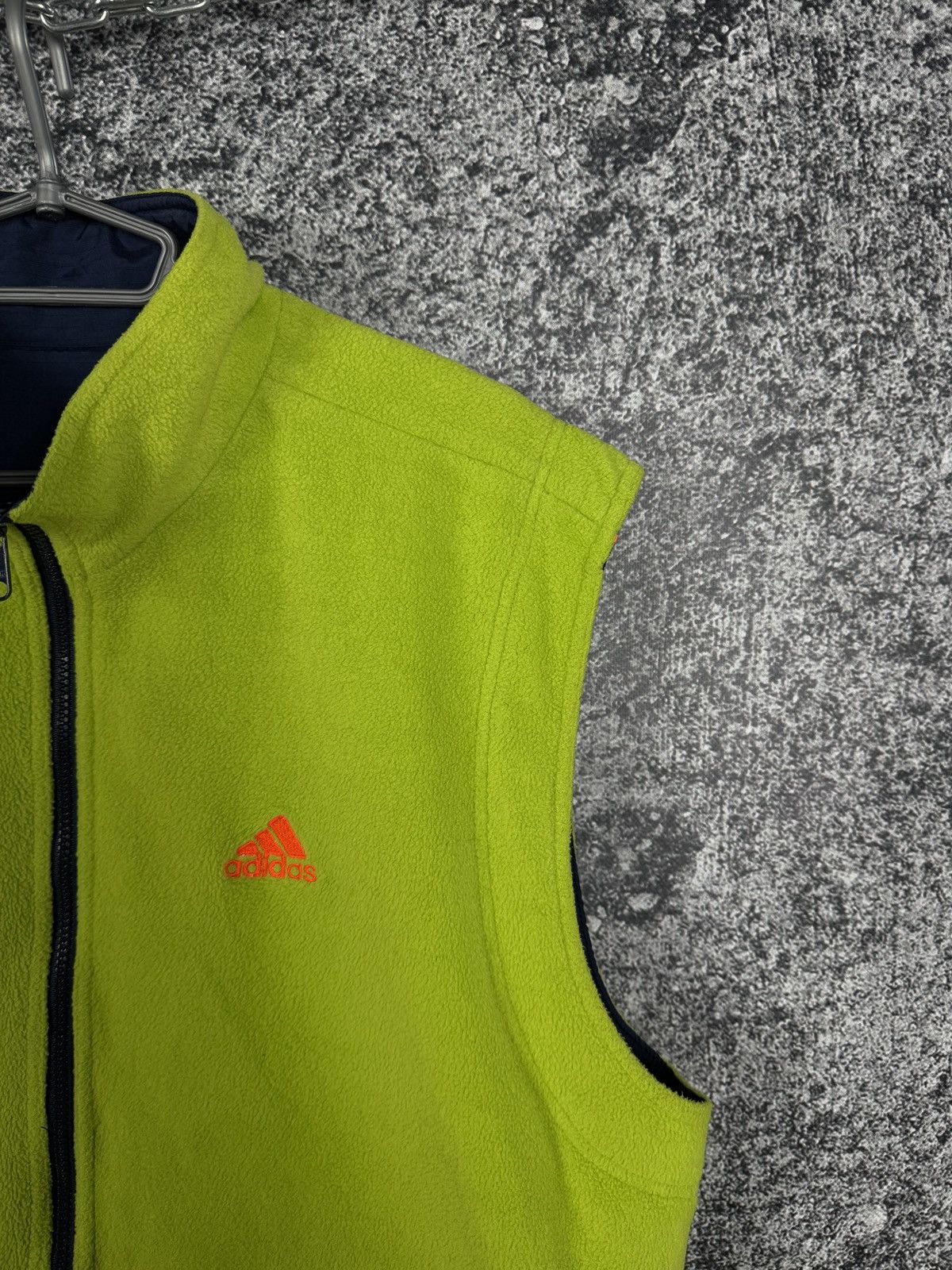 Adidas Adidas Vintage 90a Reversible Vest Full Zip Gilet Y2K Size L Size US L / EU 52-54 / 3 - 17 Thumbnail