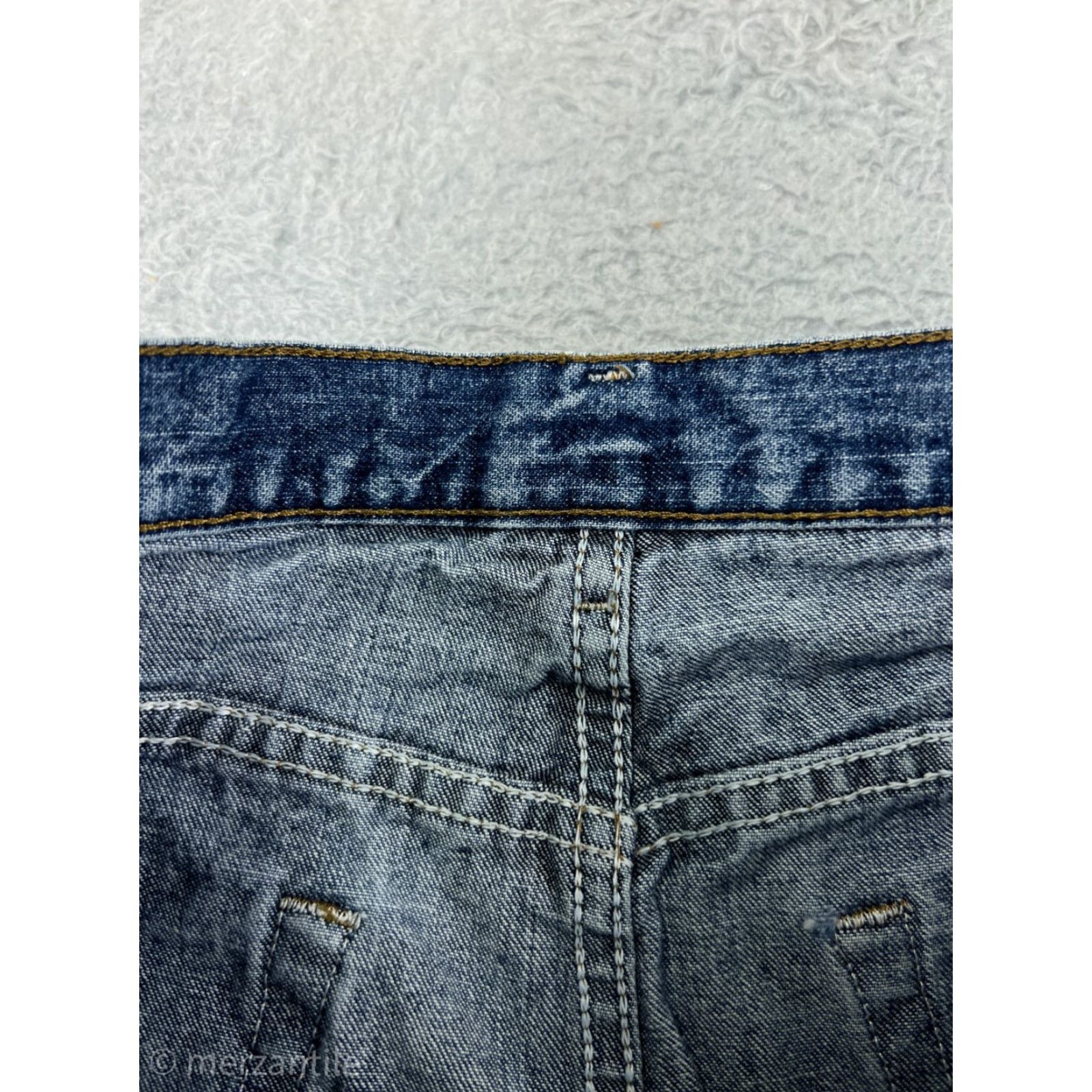 Lee Lee Jeans Pants Women 30 Blue Denim Capri Cotton Blend Stretch Mid Rise Med Wash Regular Flower Pattern 80s? 90s? Wait. Size 30" / US 8 / IT 44 - 3 Thumbnail