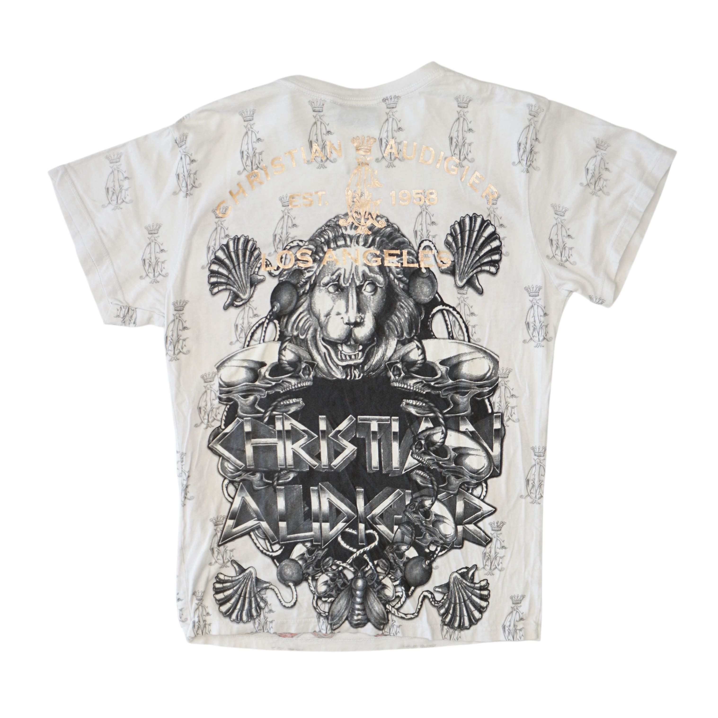 Christian Audigier Archive Y2K Very Rare Graphic Tee Size US S / EU 44-46 / 1 - 2 Thumbnail