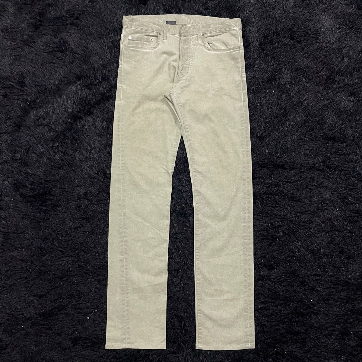 image of Dior By Hedi Slimane Dirty White Denim, Men's (Size 33)