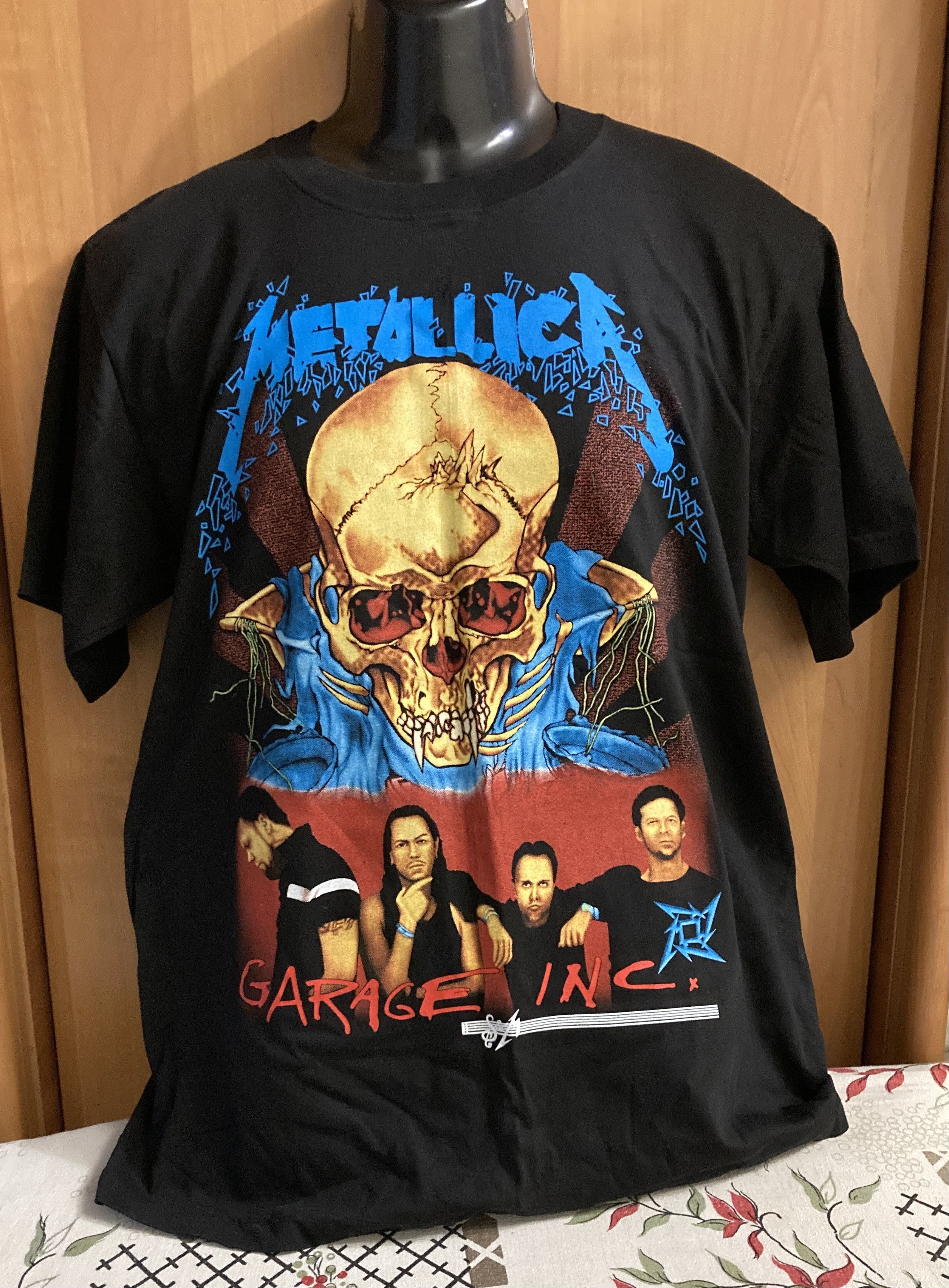 Metallica Rare Original Vintage Metallica Garage Inc. Tee Size US L / EU 52-54 / 3 - 6 Thumbnail