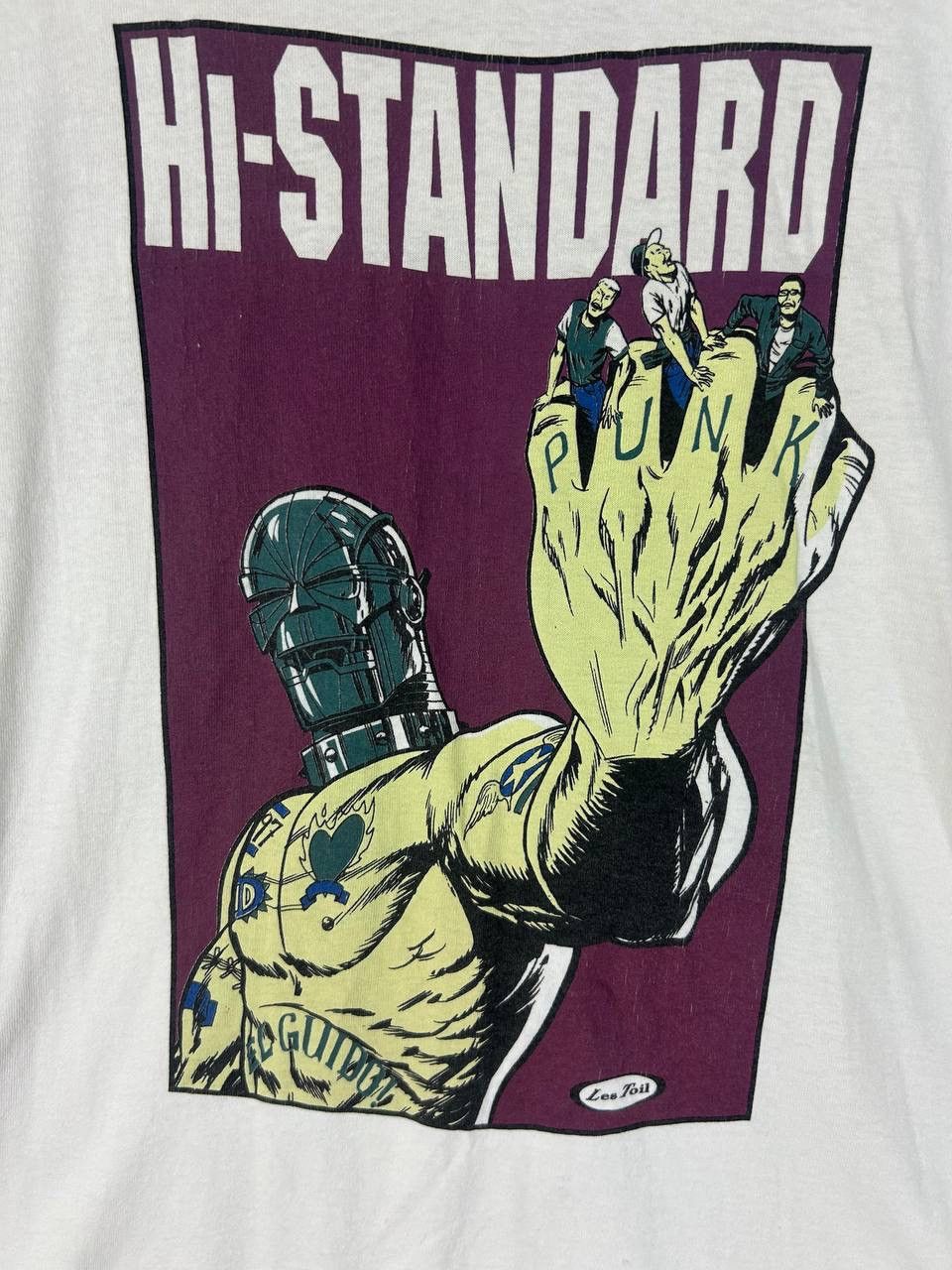 Band Tees Vintage 90s Hi-Standard T-Shirt – OG Comic Book Style J punk Size US M / EU 48-50 / 2 - 3 Thumbnail